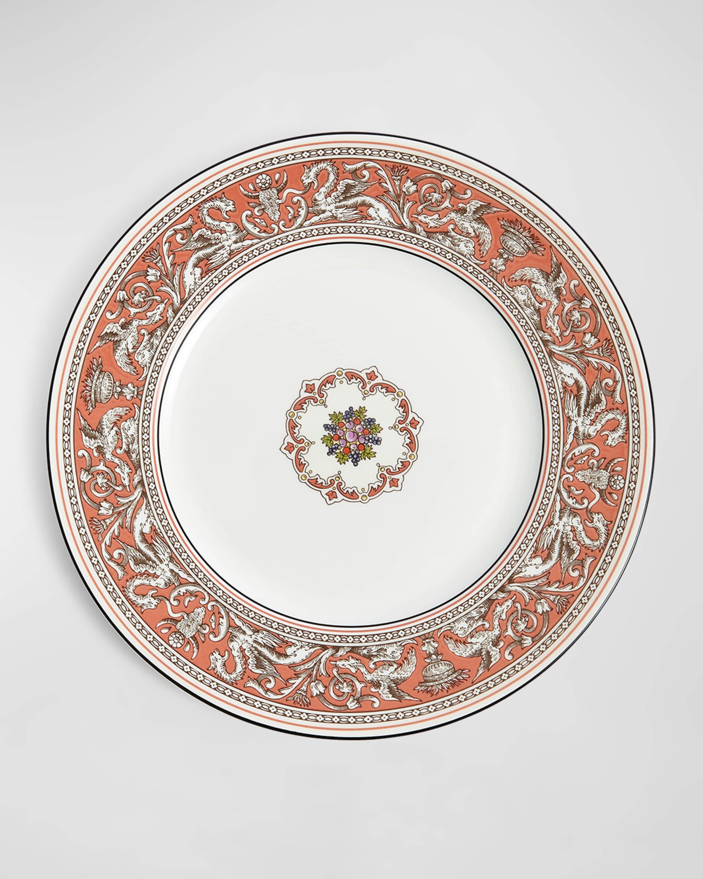 Wedgwood Florentine Salmon Plate, 10.8"