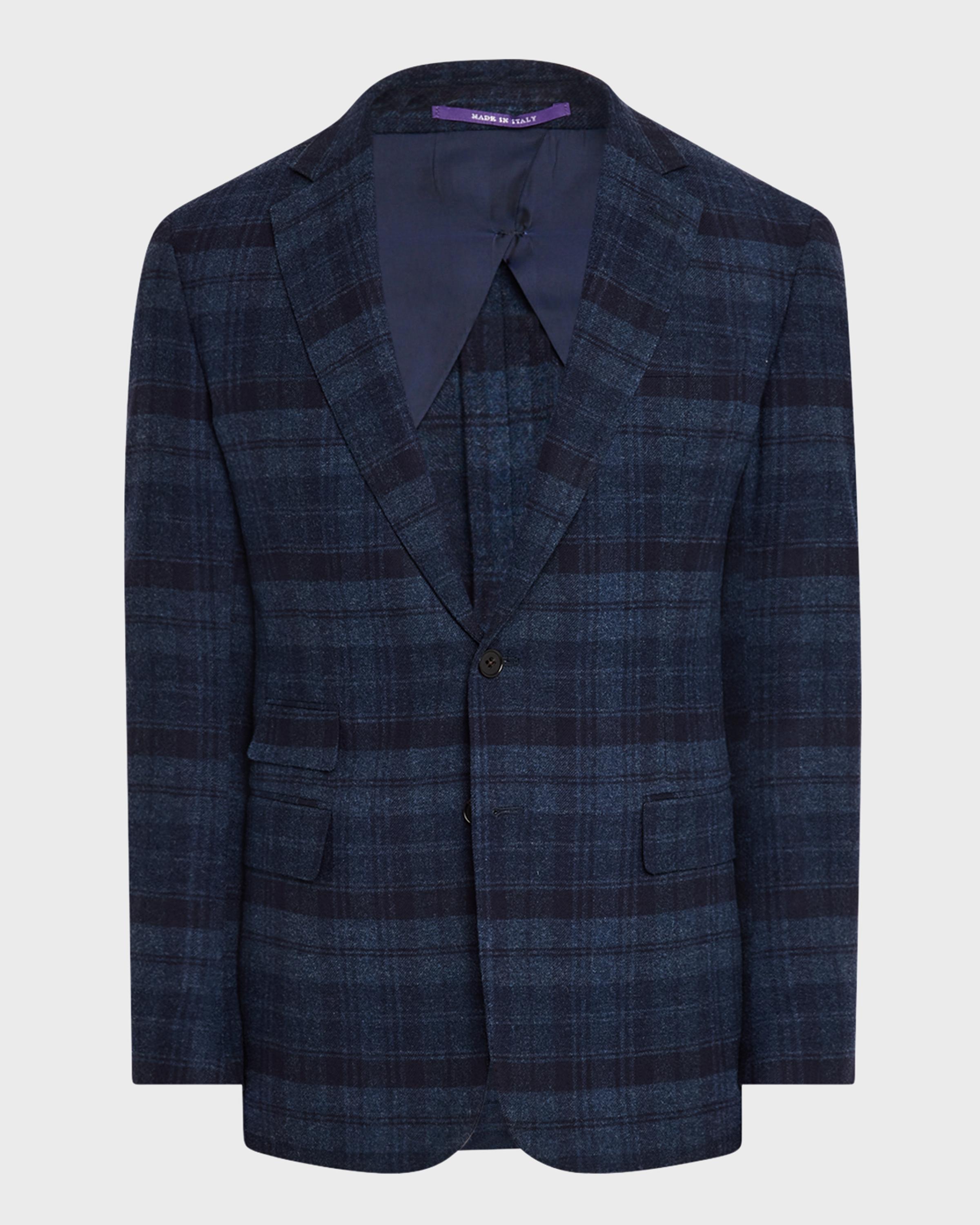Ralph Lauren Purple Label Men's Kent Hand-Tailored Plaid Sport