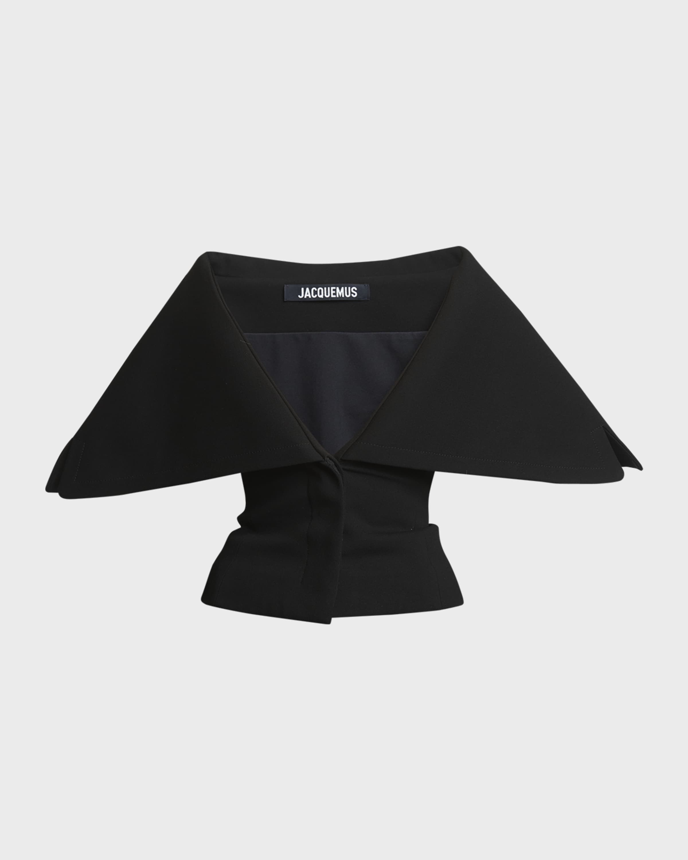 Jacquemus Giacca Structured Cape Jacket