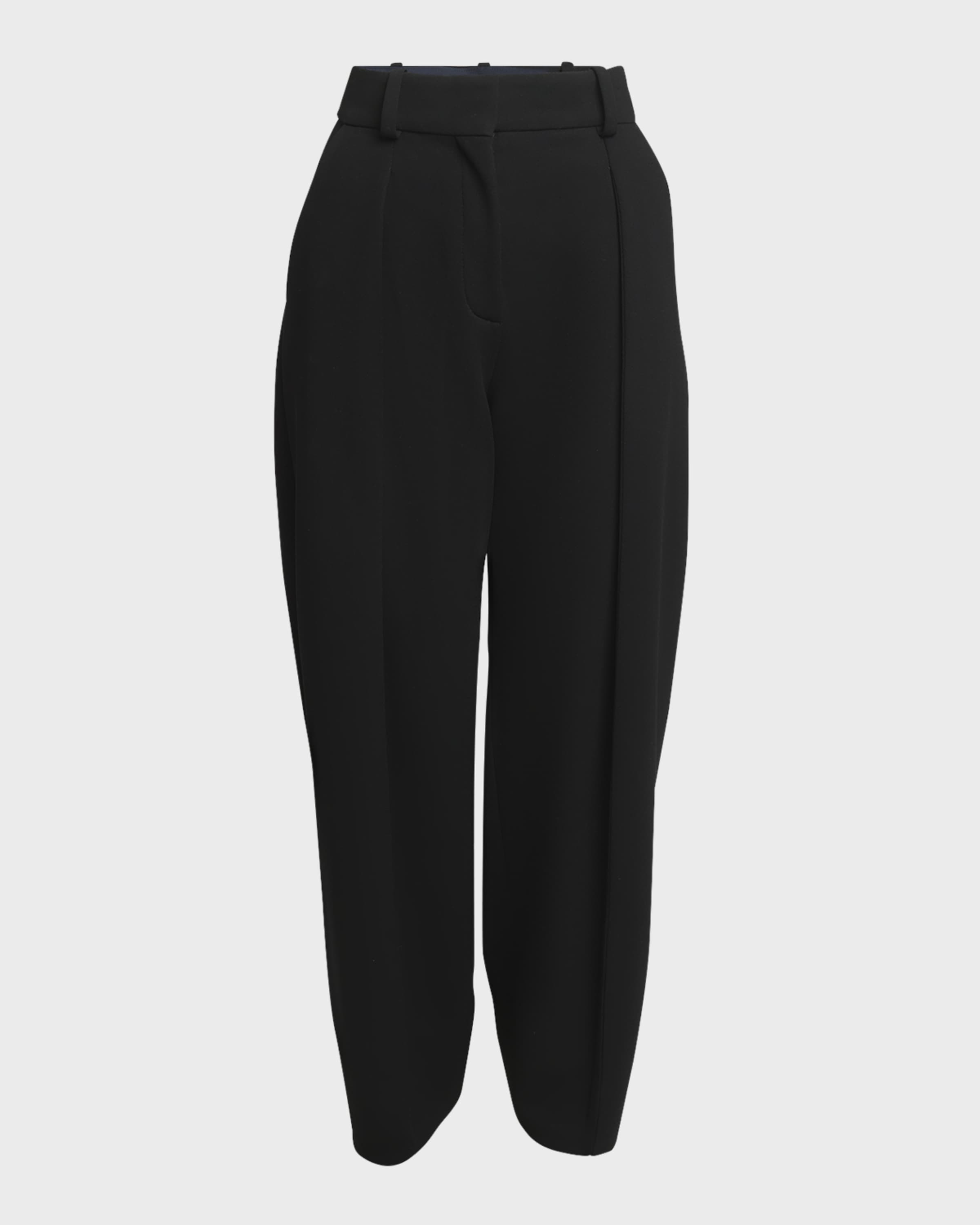 Jacquemus Paseo High-Rise Pleated Wide-Leg Pants