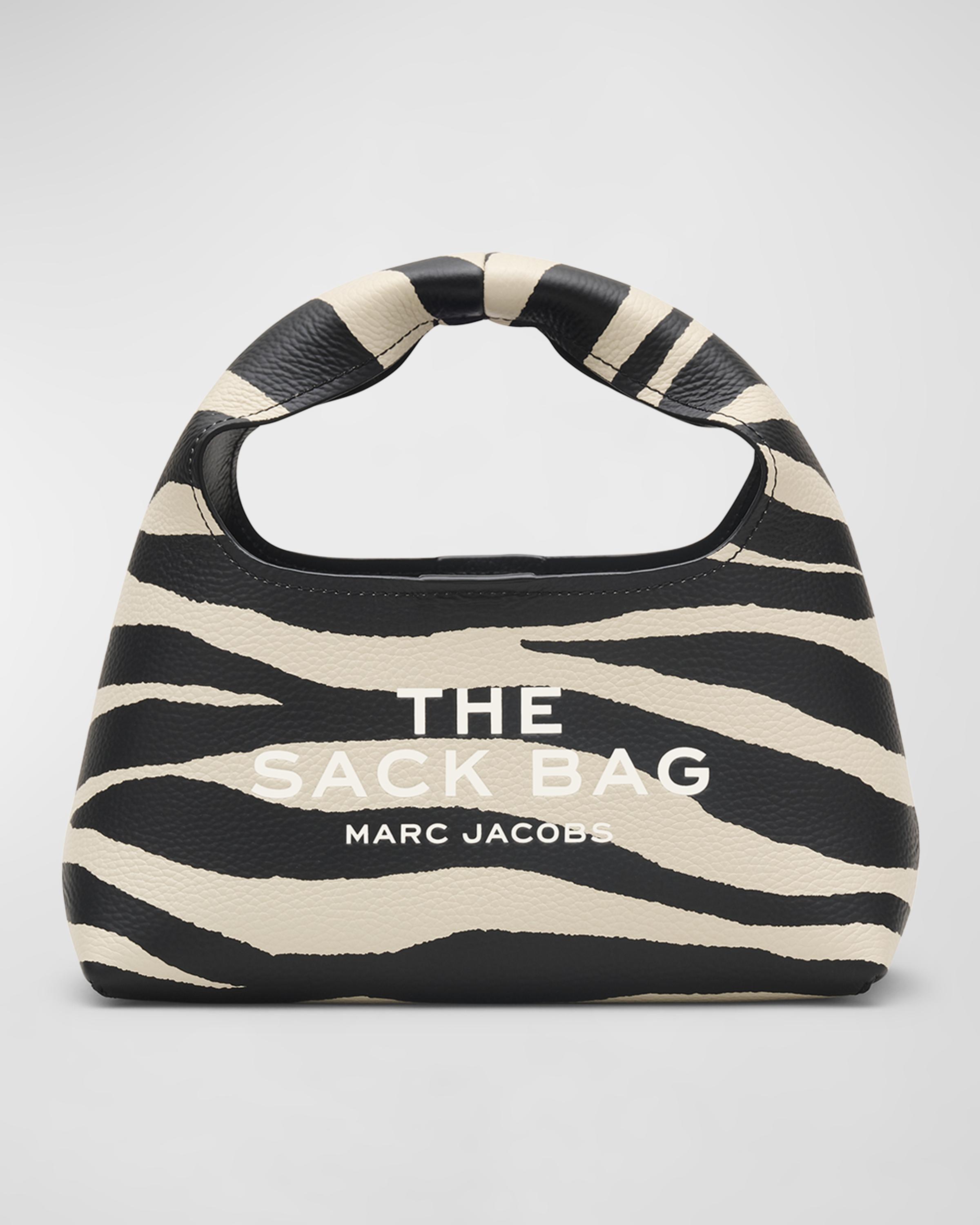 Marc Jacobs The Zebra Leather Mini Sack Bag | Neiman Marcus
