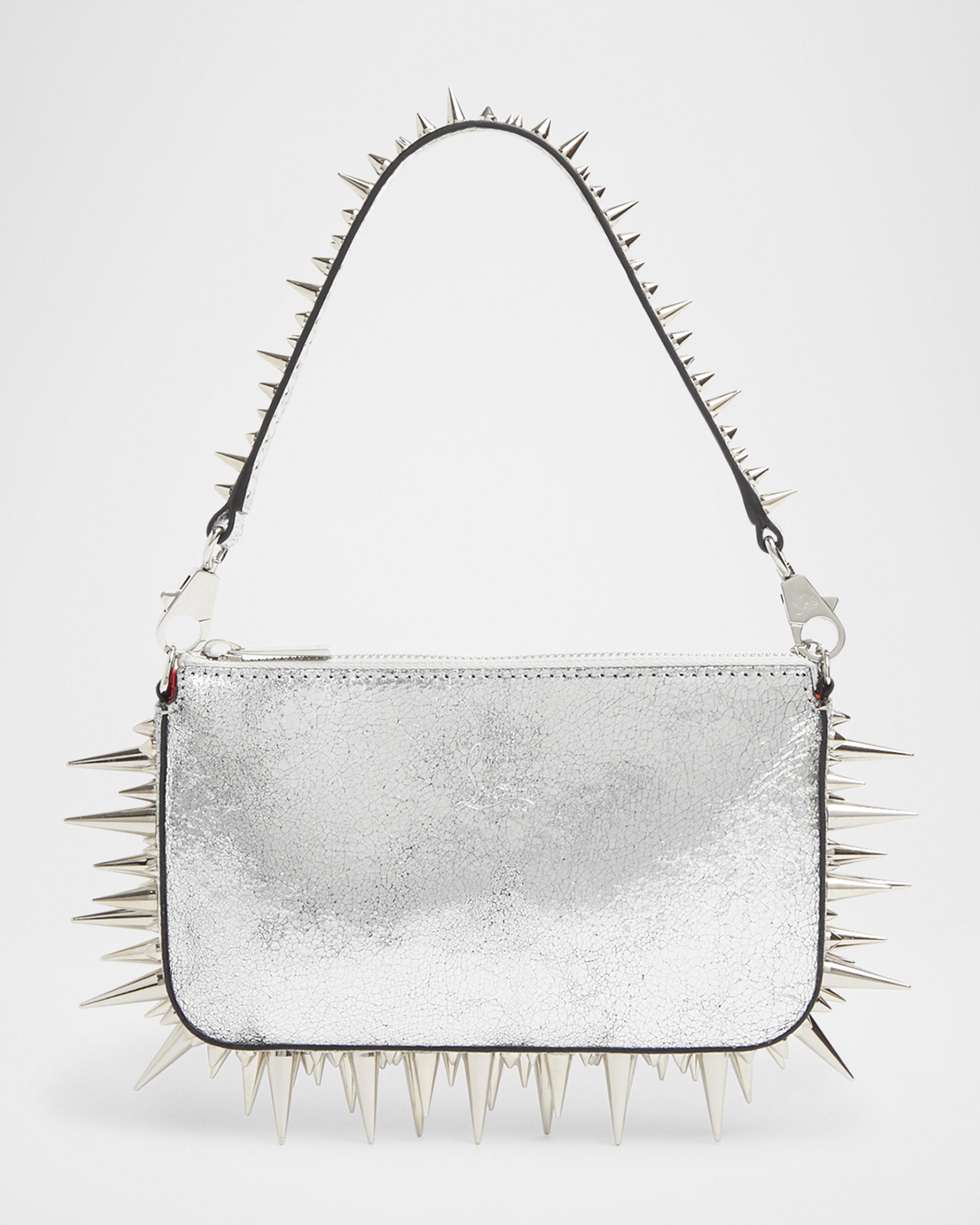 Christian Louboutin スパイク ショルダーバッグ Christian Louboutin Loubila Mini Spike Metallic Shoulder Bag
