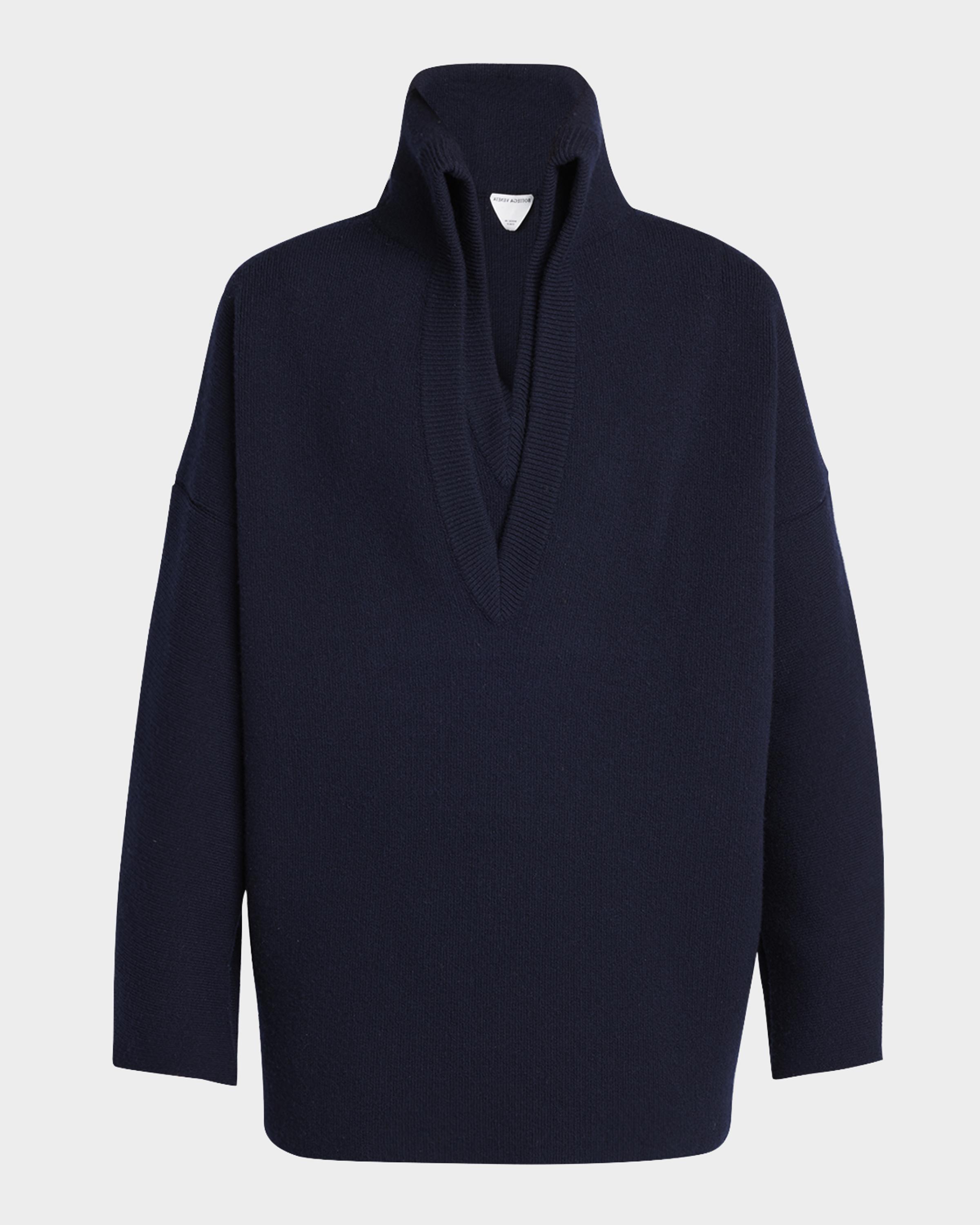 Bottega Veneta Men's Compact Wool Double V-Neck Sweater | Neiman