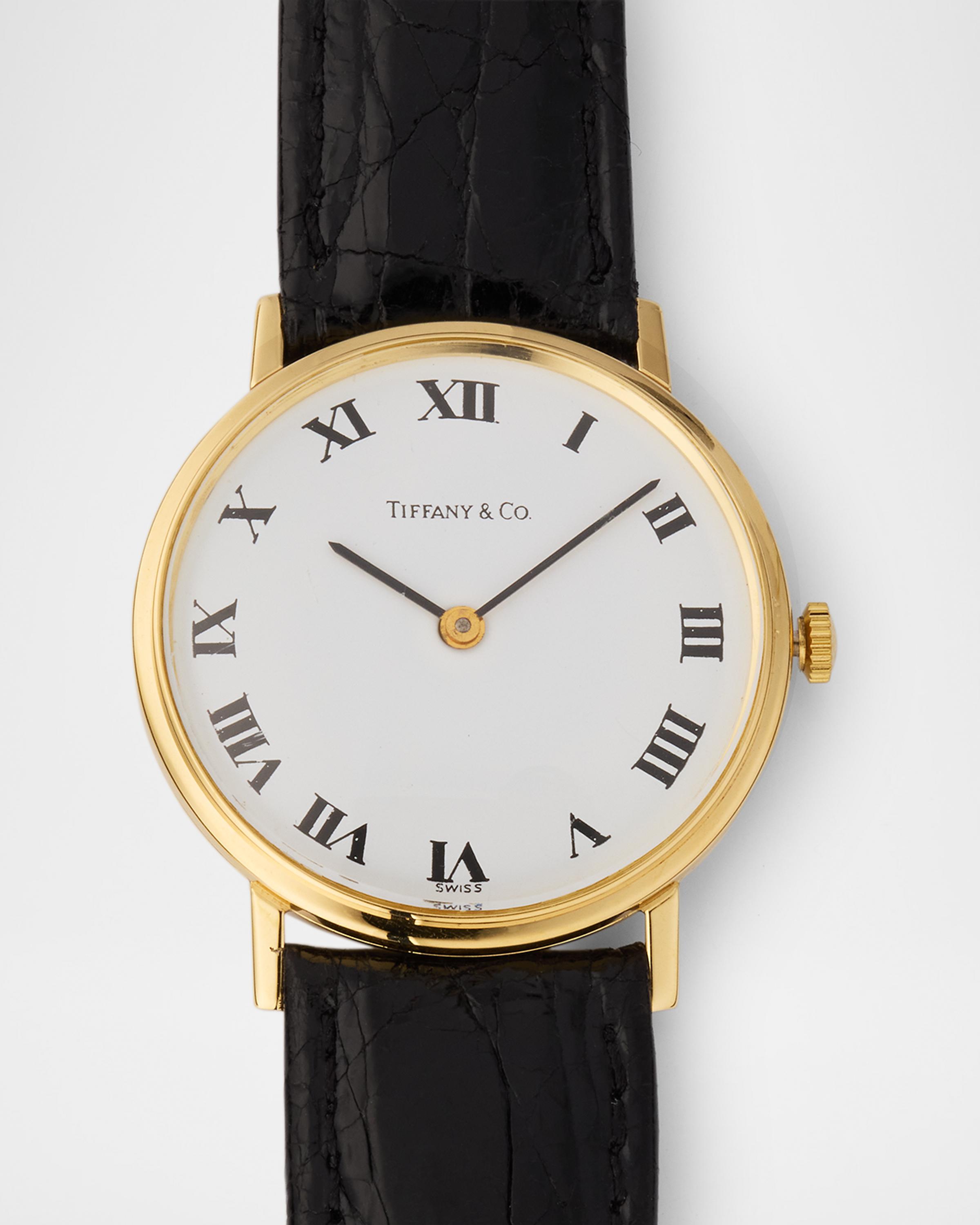 Vintage Watches Tiffany & Co. 18K Yellow Gold 33mm Vintage 1990s