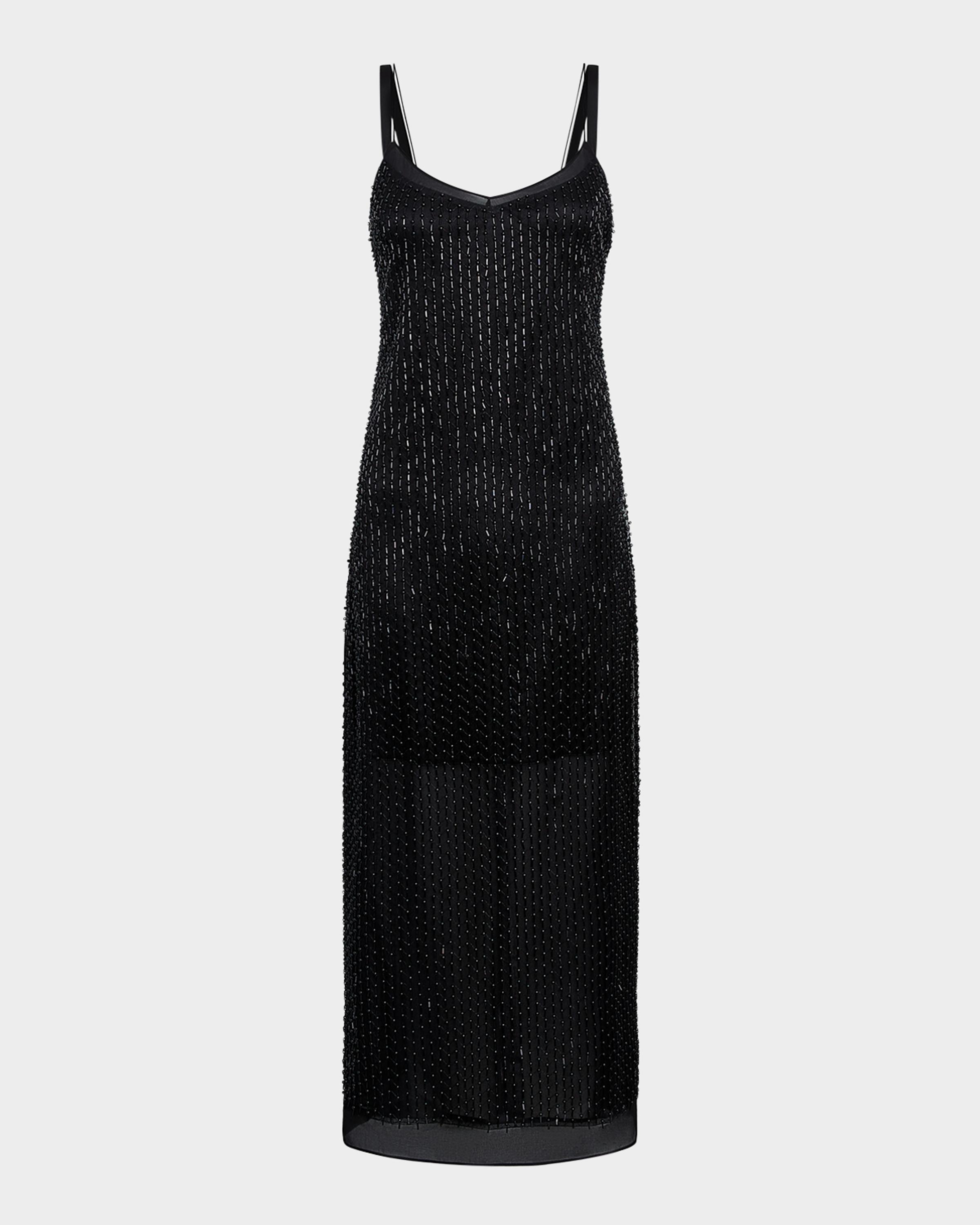 vince beaded slip dress Sleeveless Midi Size:XXL +3