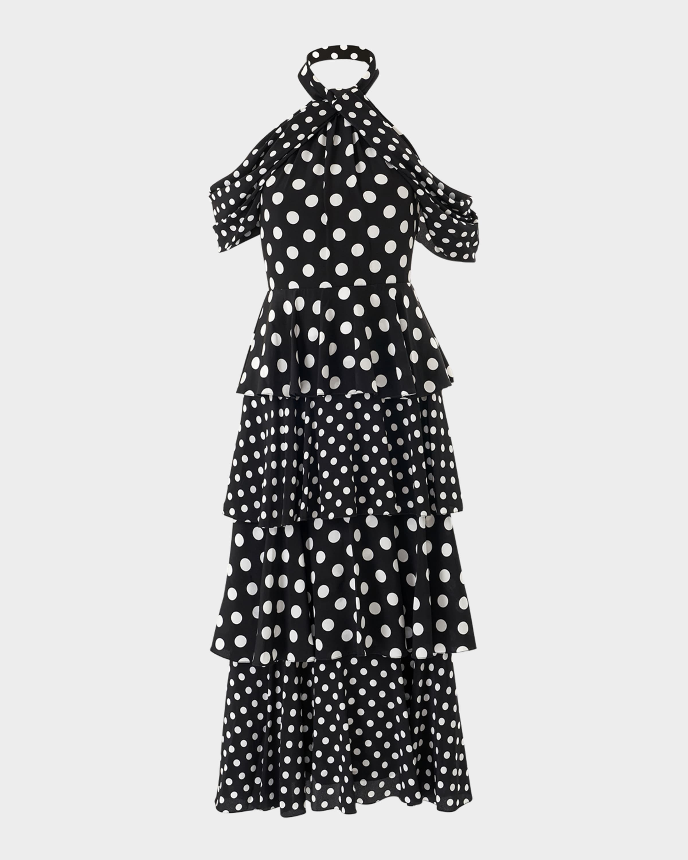 carolina herrera brown polka dot dress Carolina Herrera main image 0