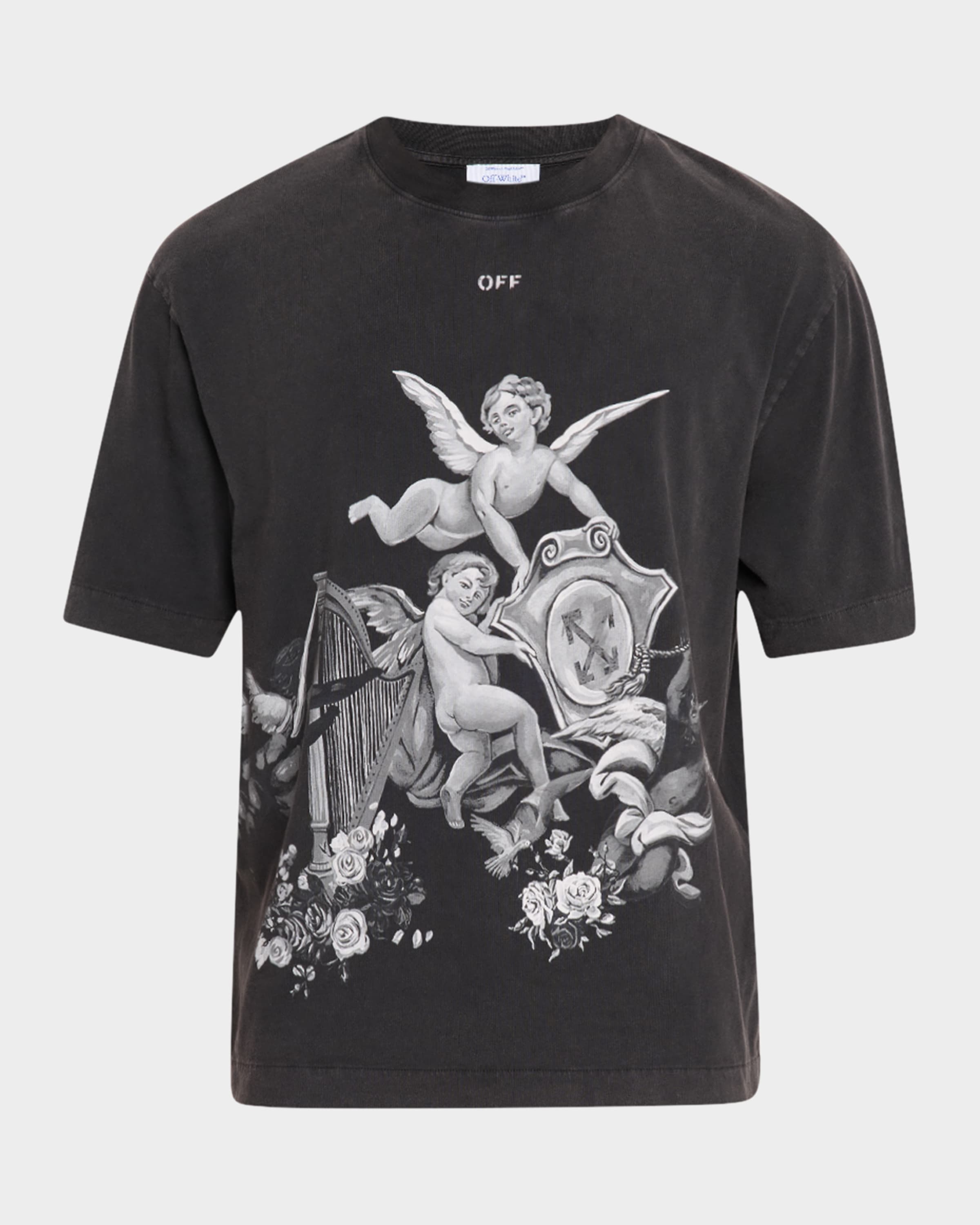 存在感抜群☆【Off-White】Vintage Putti Tシャツ Off-White Men's Putti Skate T-Shirt | Neiman Marcus