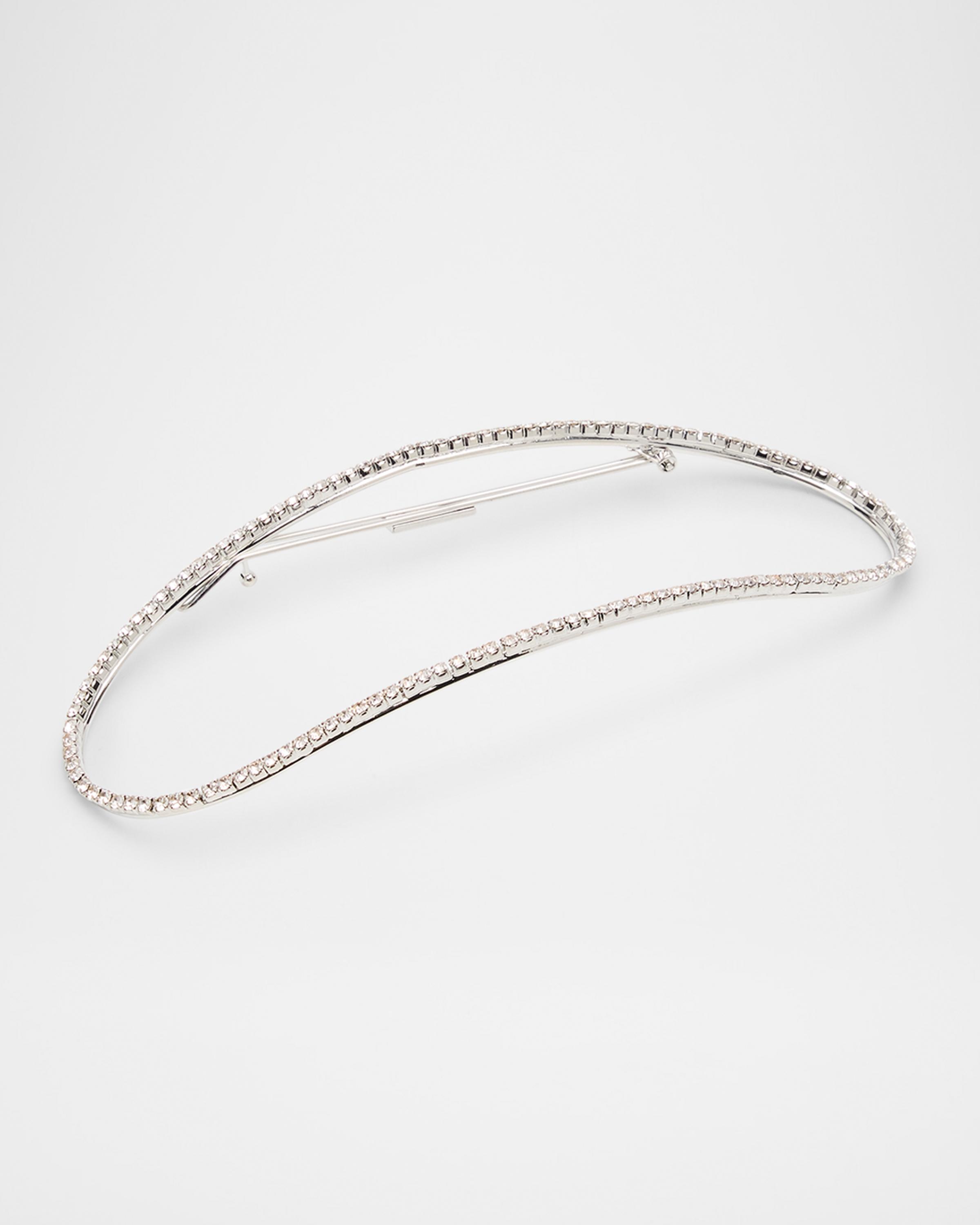 Lelet NY Crystal Barrette T3 x LELET NY Bar Barrette – T3 Micro main image 3
