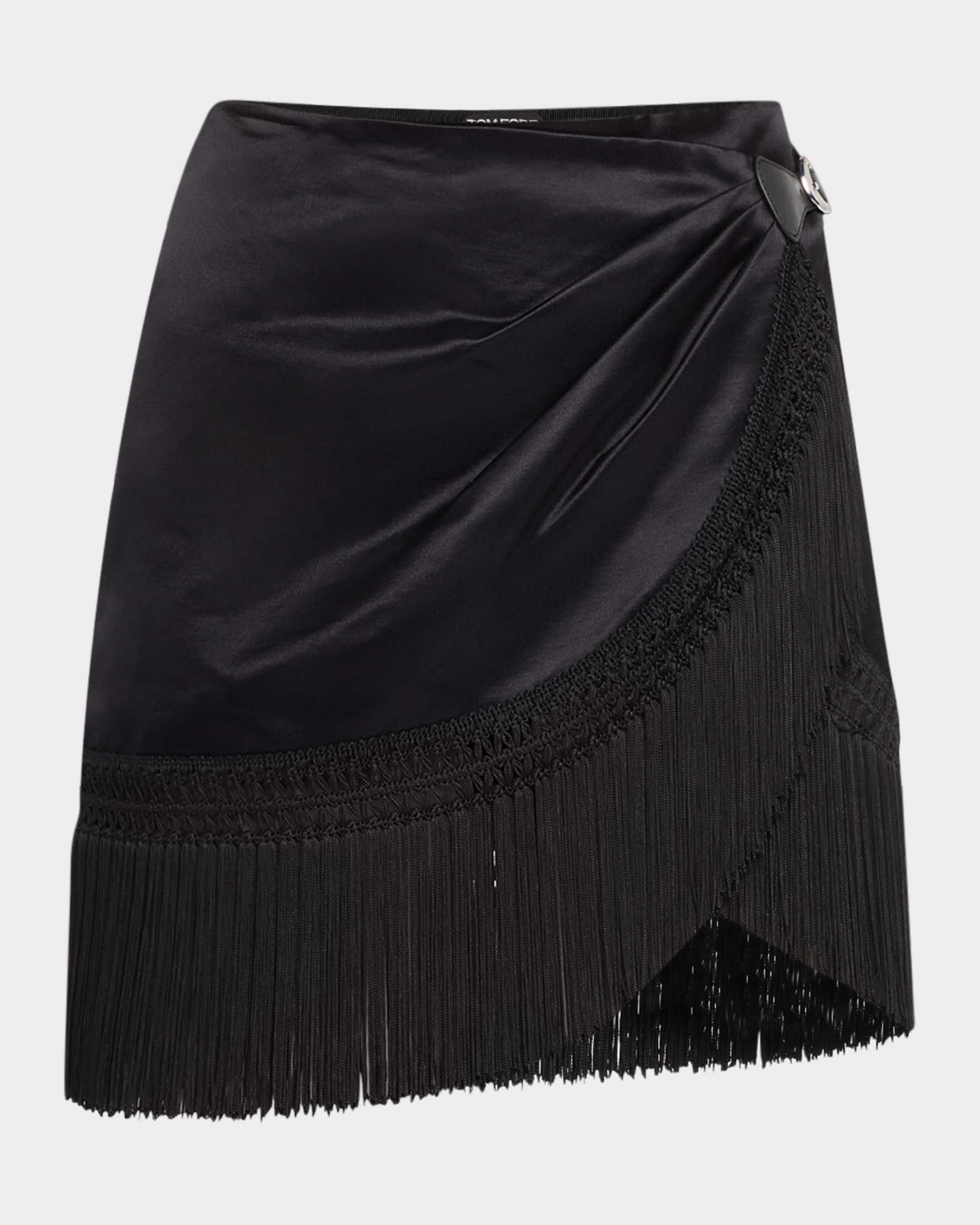 【関税＆送料込み】Tom Ford Nappa Skirt TOM FORD Paneled leather mini skirt | NET-A-PORTER