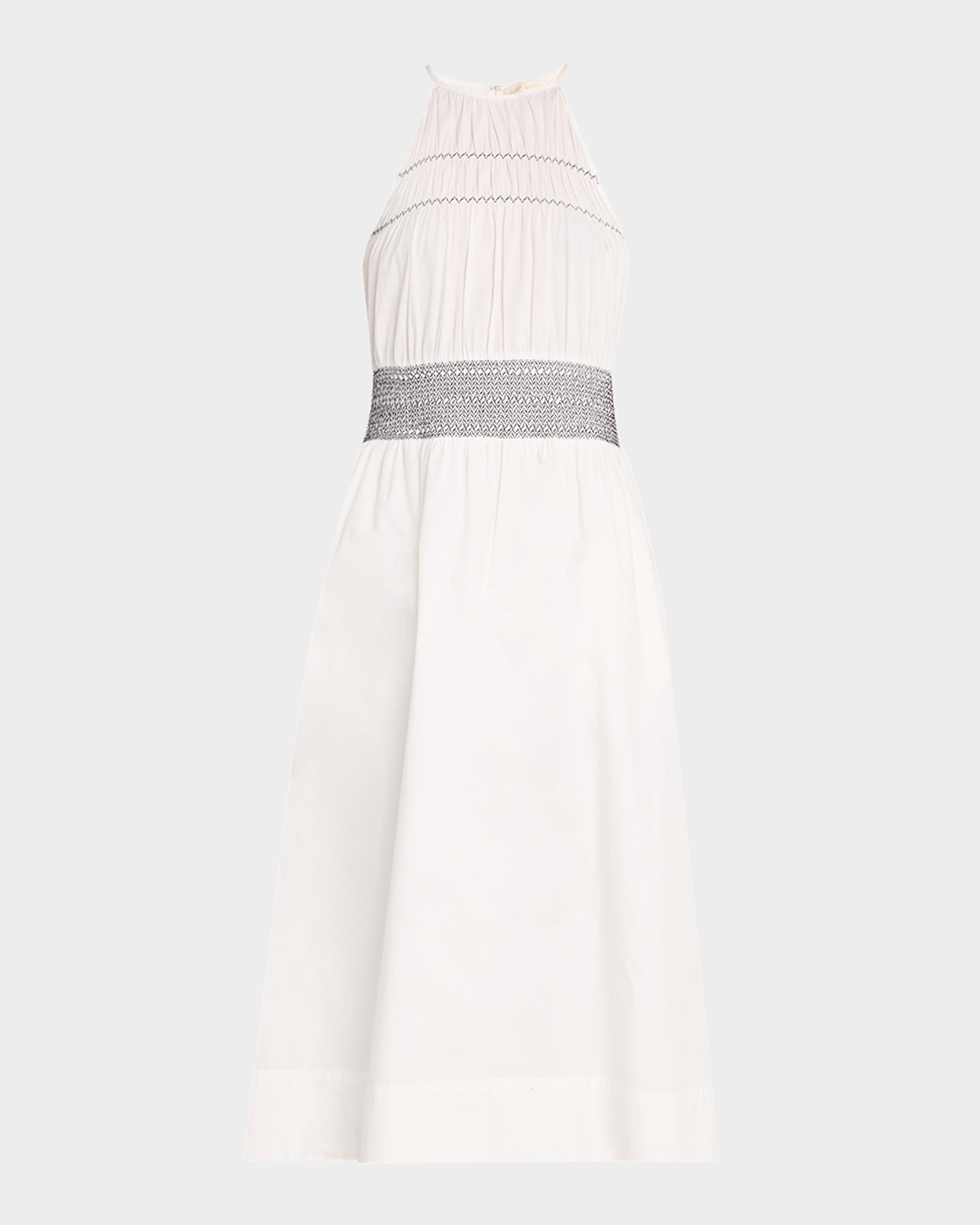 Ramy Brook Melanie High-Neck Midi Dress | Neiman Marcus