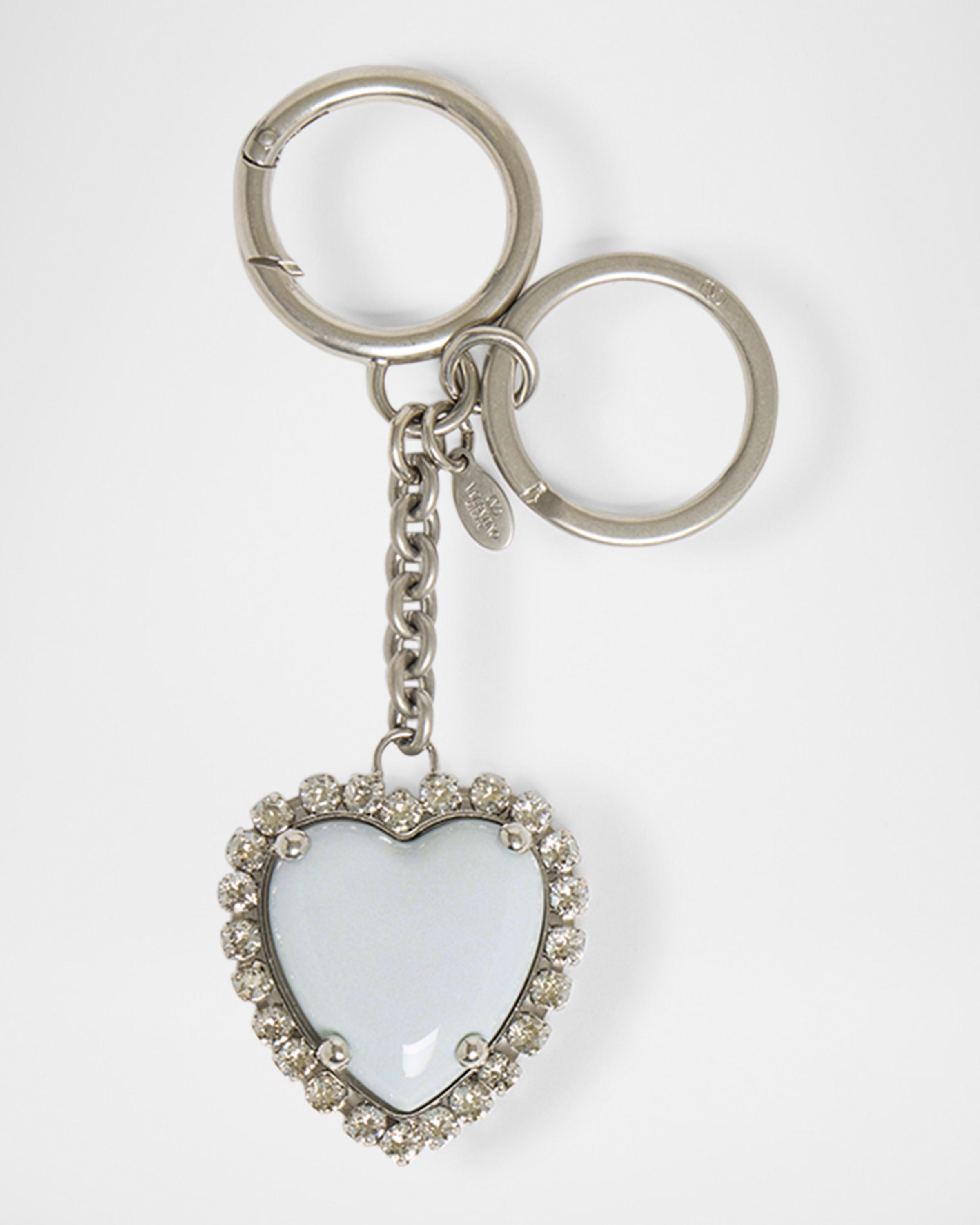 Valentino Garavani VLOGO Signatur Embellished Heart Keyring