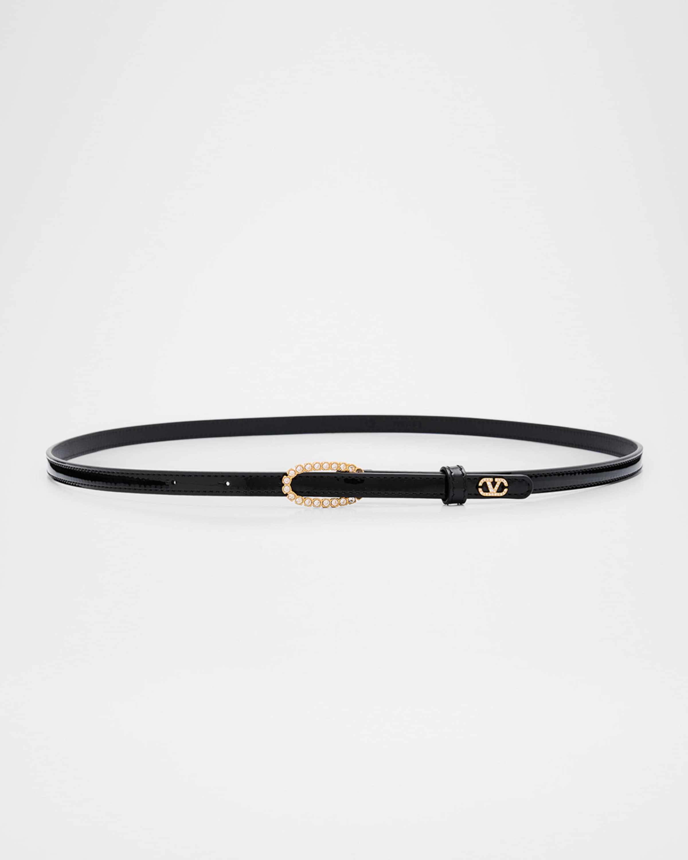 【Valentino Garavani】 VLogo Signature 10リバーシブルレザー Vロゴ シグネチャー シャイニーカーフスキン リバーシブルベルト