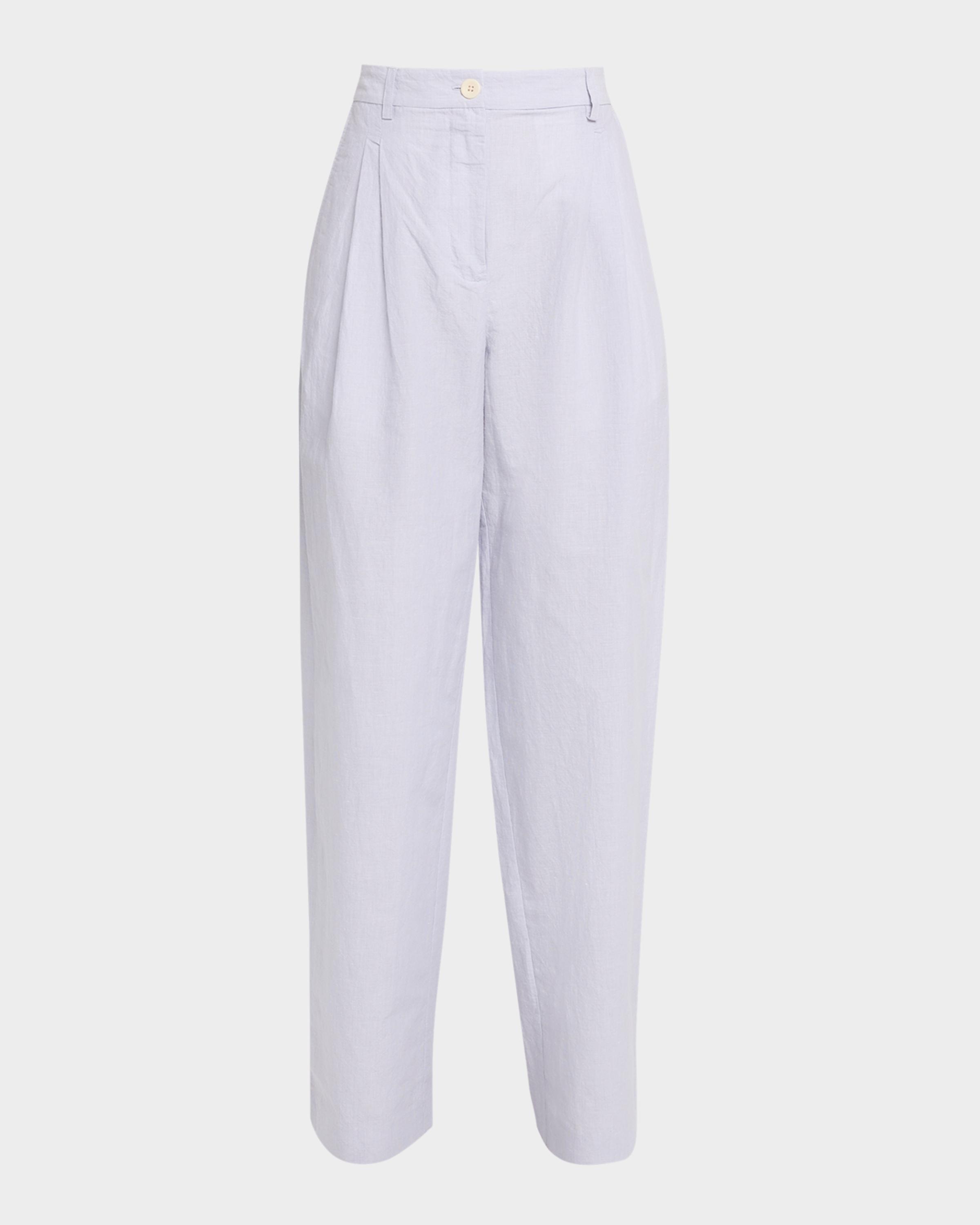 えれのあ Proenza Schouler White Label Eleanor High-Rise Linen Pants