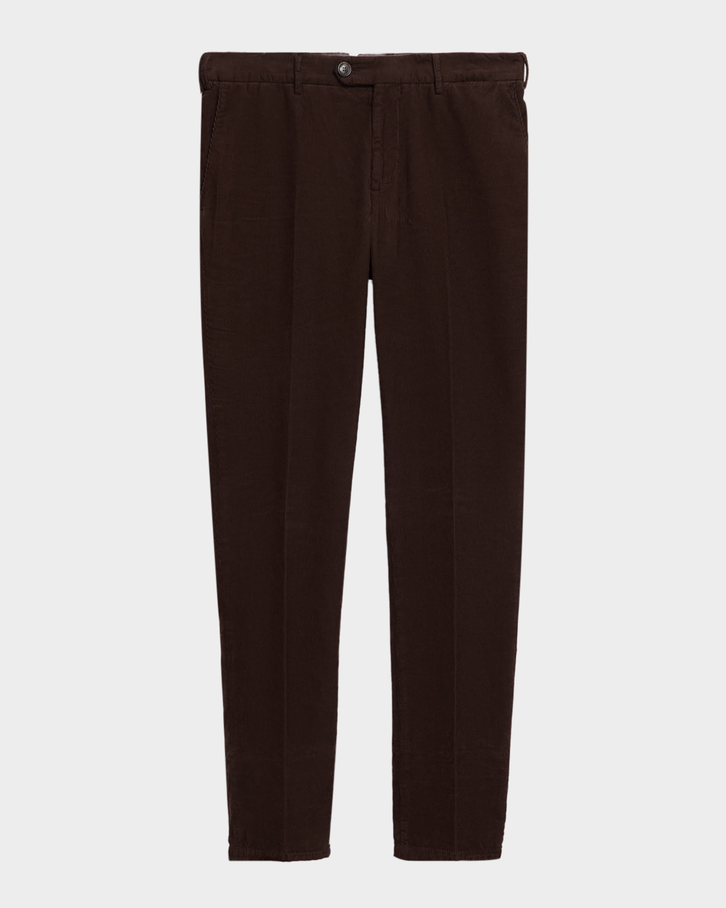 パンツ Brunello Cucinelli Pantalone In Velluto A Coste Brunello Cucinelli - Velvet Pleated Wide Leg High Waisted Pants