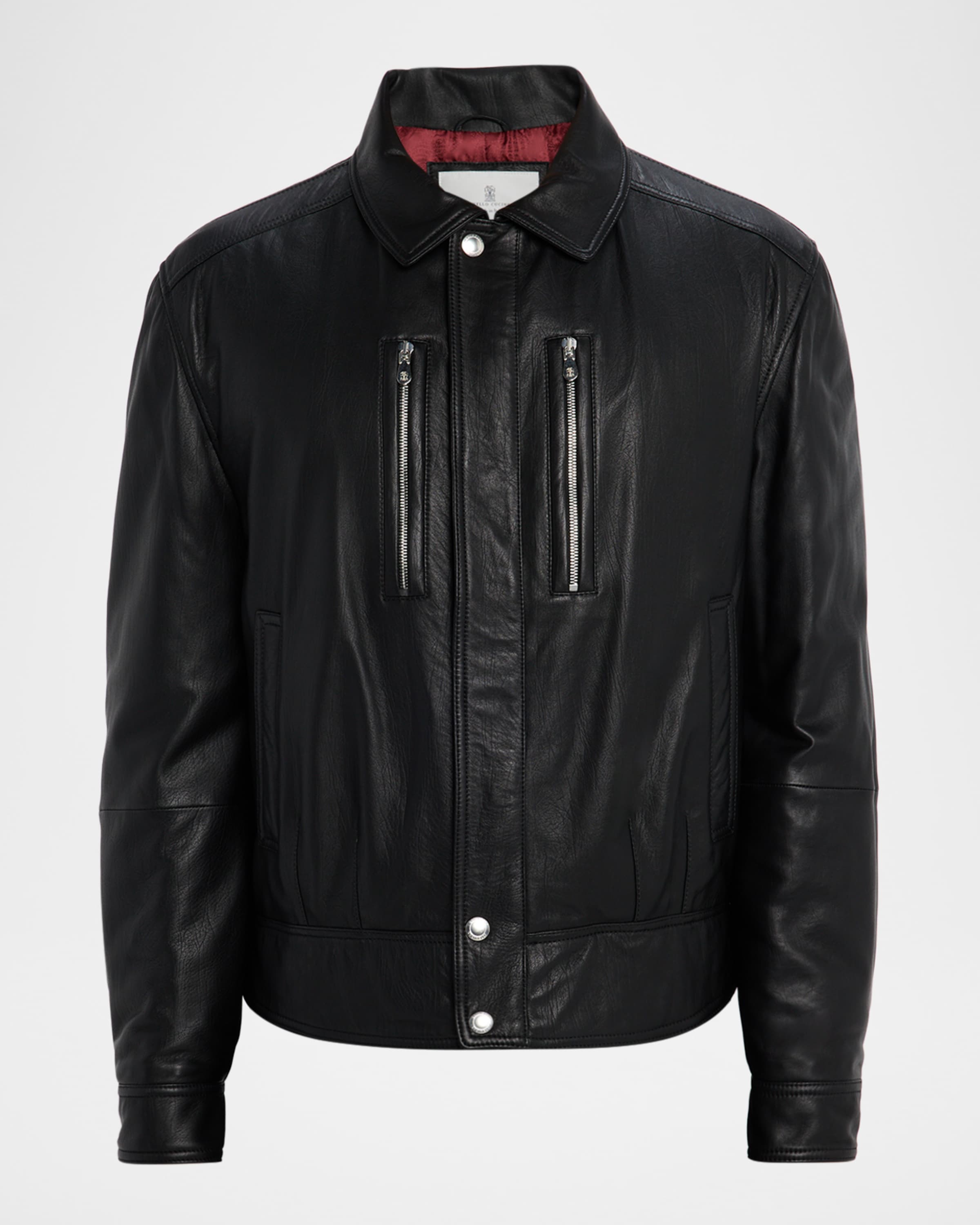 ブルゾン BRUNELLO CUCINELLI 'Shiny Zipper Pull' bomber jacket nm_5039537_100106_m