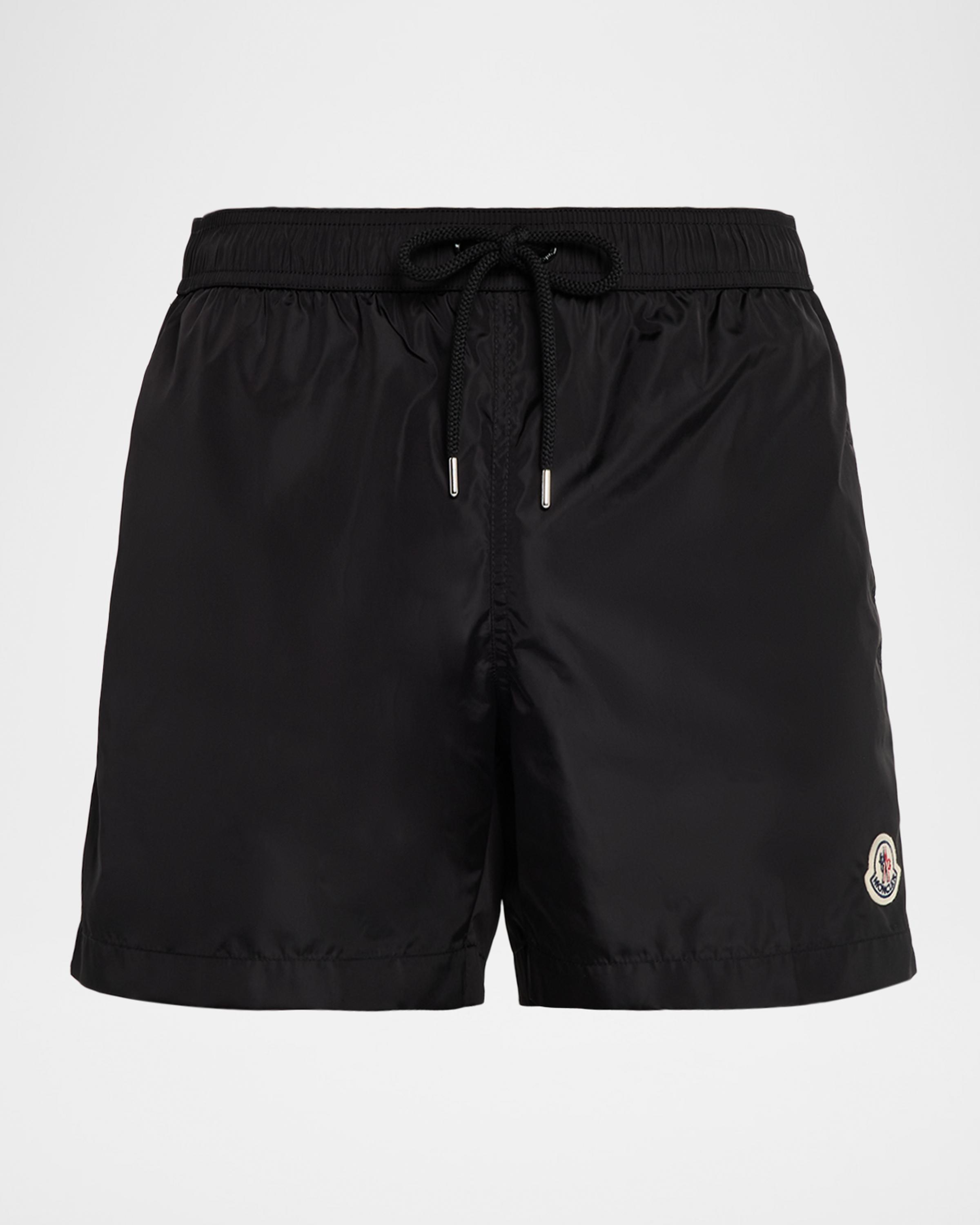 Moncler Men's Drawstring Swim Shorts | Neiman Marcus