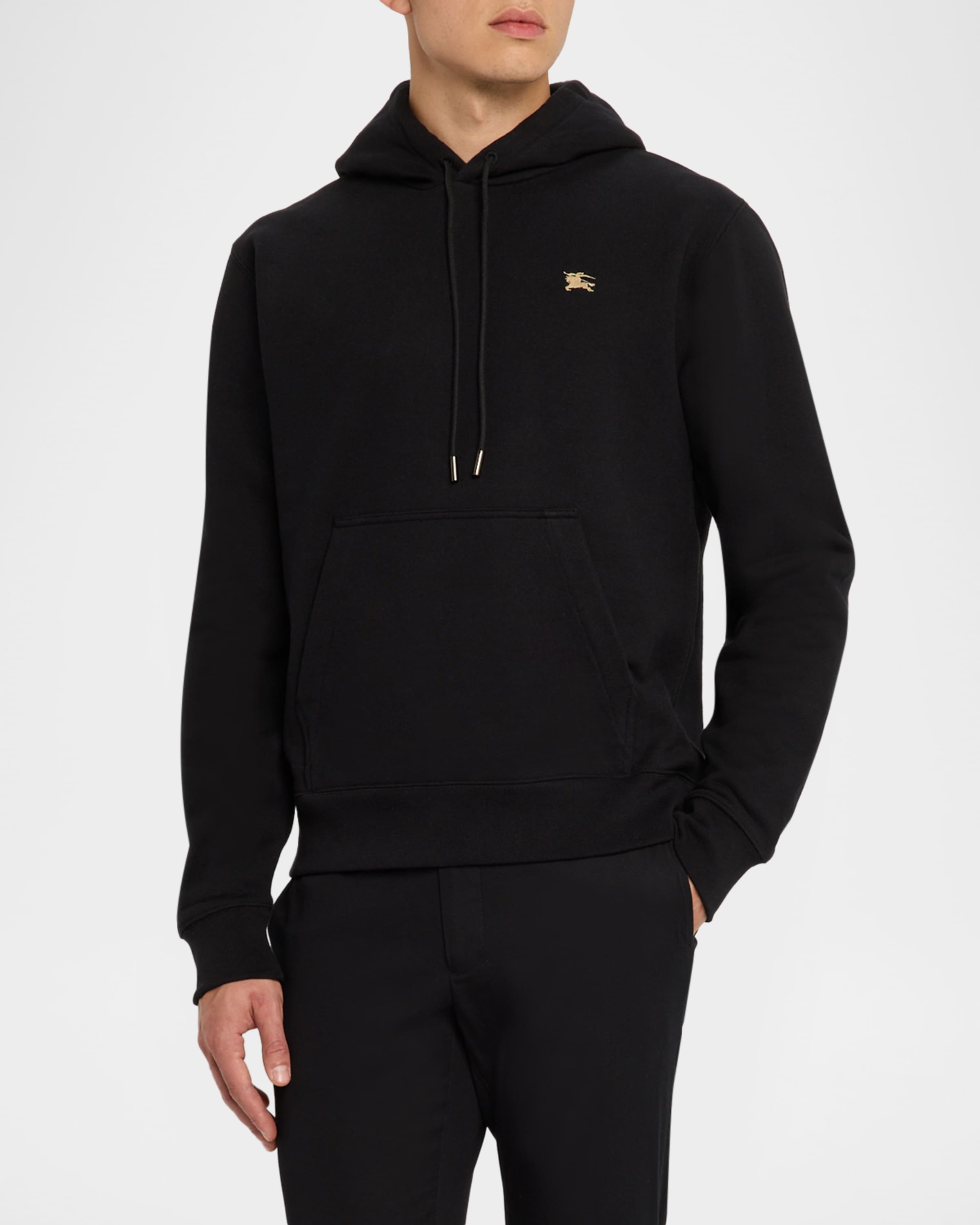 Men's Knight Stamp Cotton Hoodie