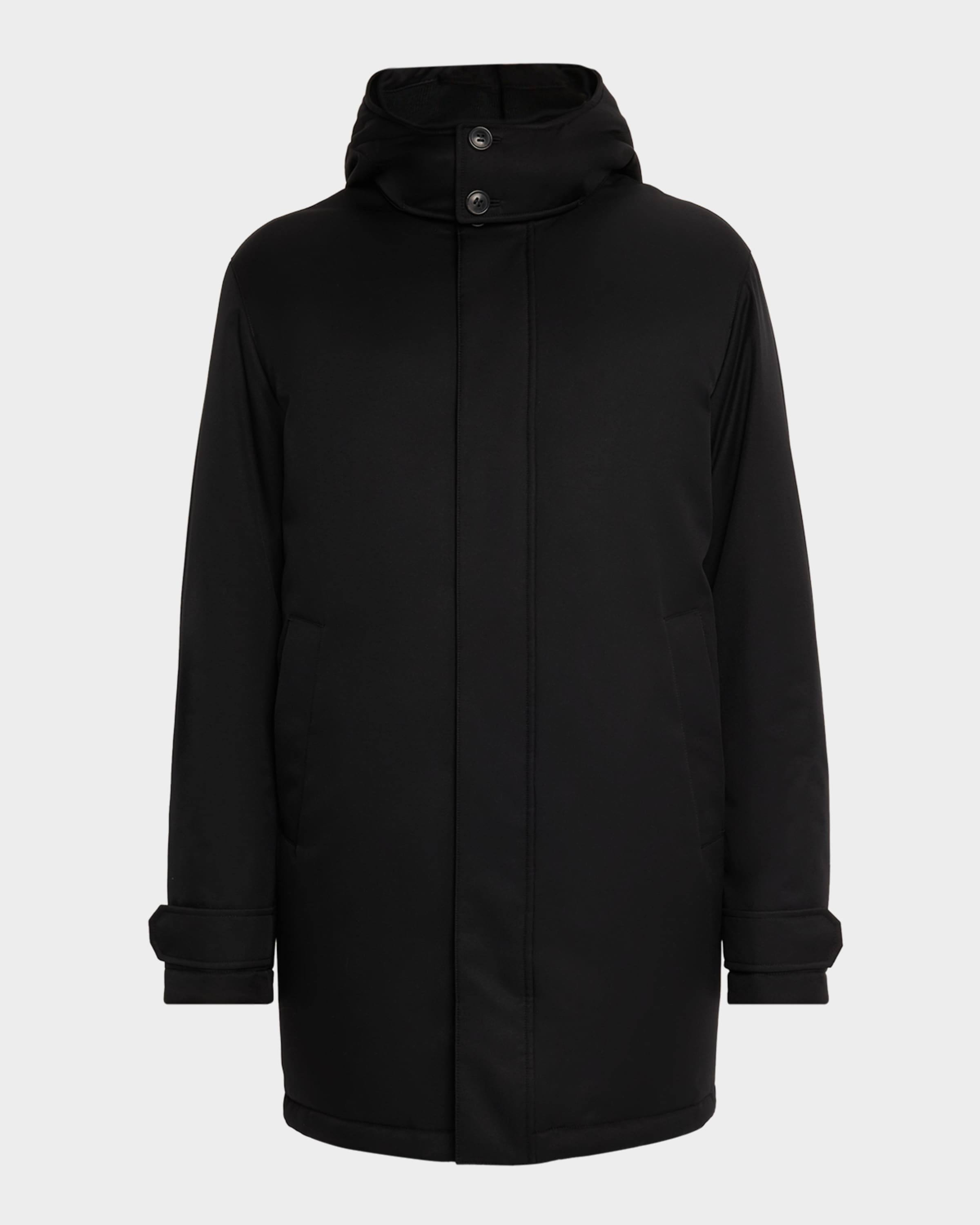ZEGNA Men's Padded Technical Parka Jacket | Neiman Marcus