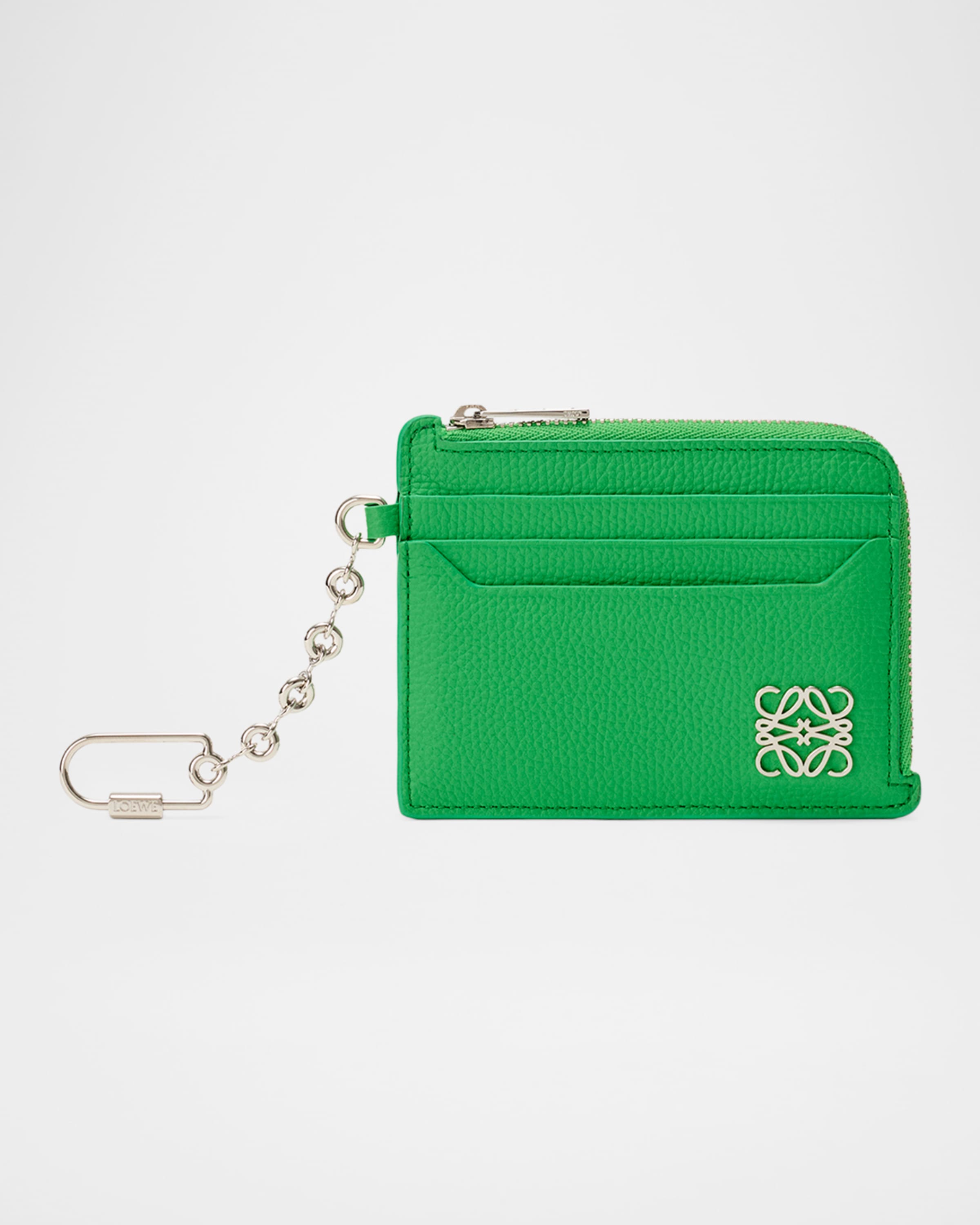 Loewe Anagram Cardholder in Grain Leather | Neiman Marcus
