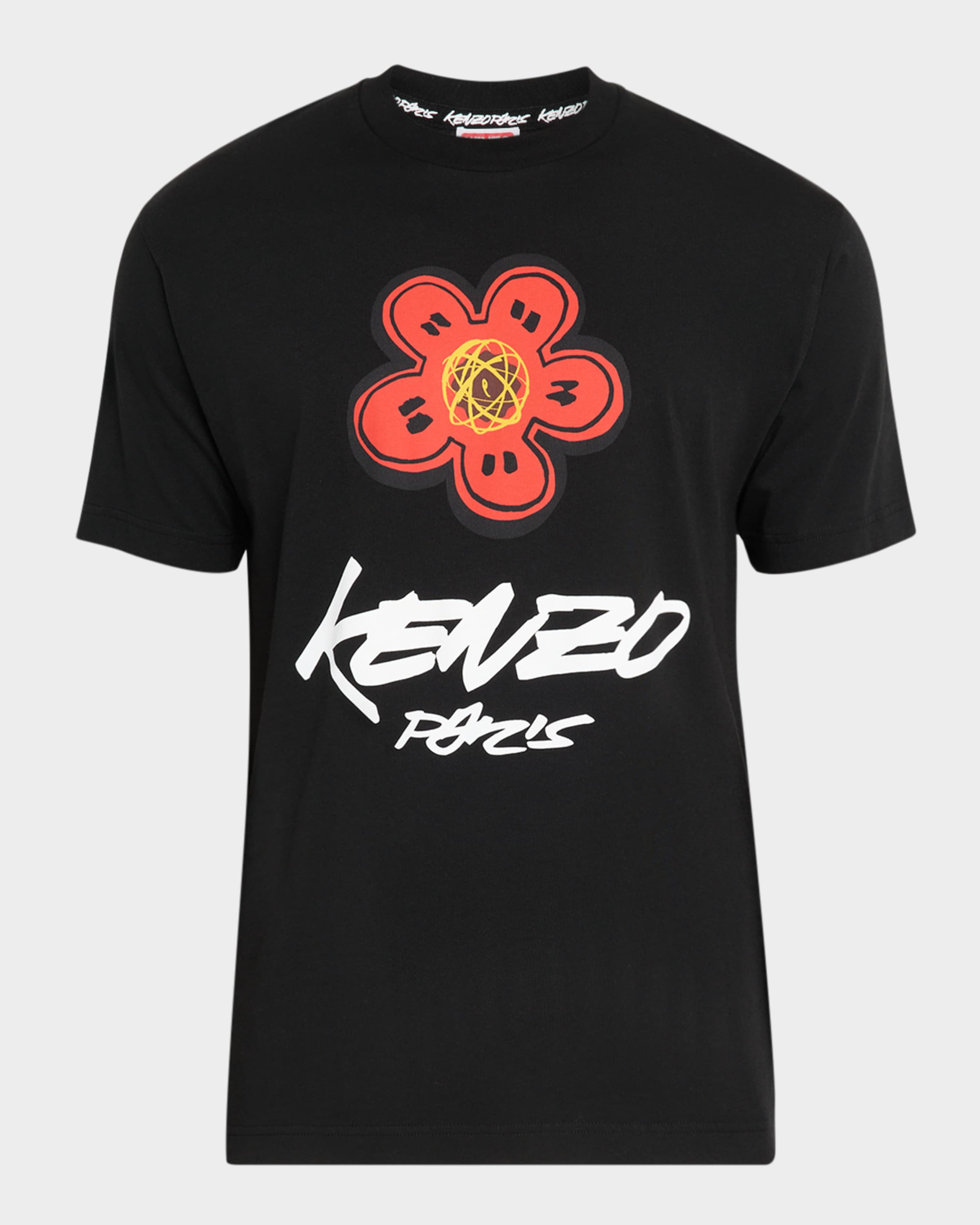 Tシャツ・カットソー KENZO X FUTURA 2000 T-SHIRT Kenzo x Futura 2000' Men's Cotton Graphic Logo T-Shirt