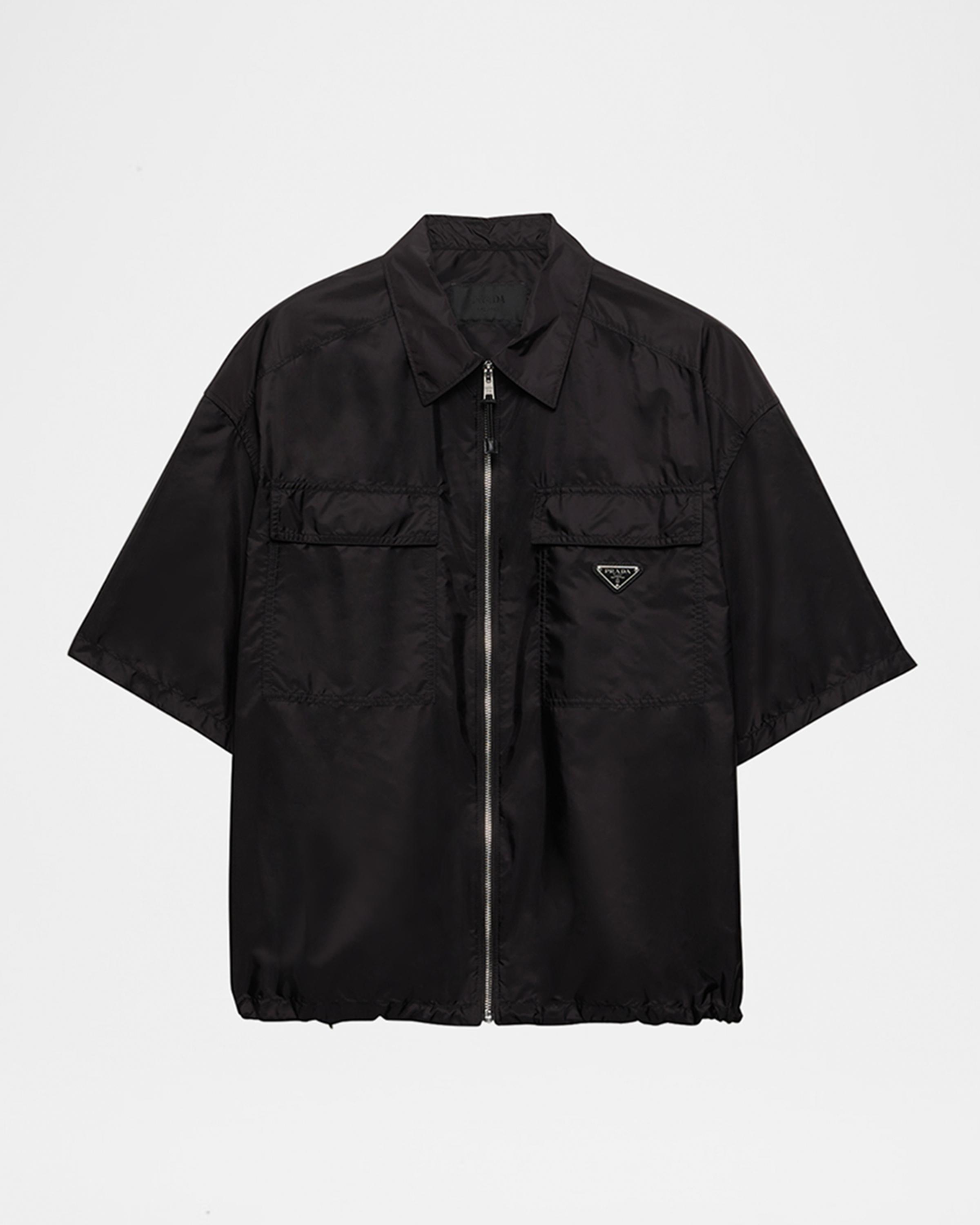 Prada Men's Re-Nylon Zip-Up Shirt | Neiman Marcus