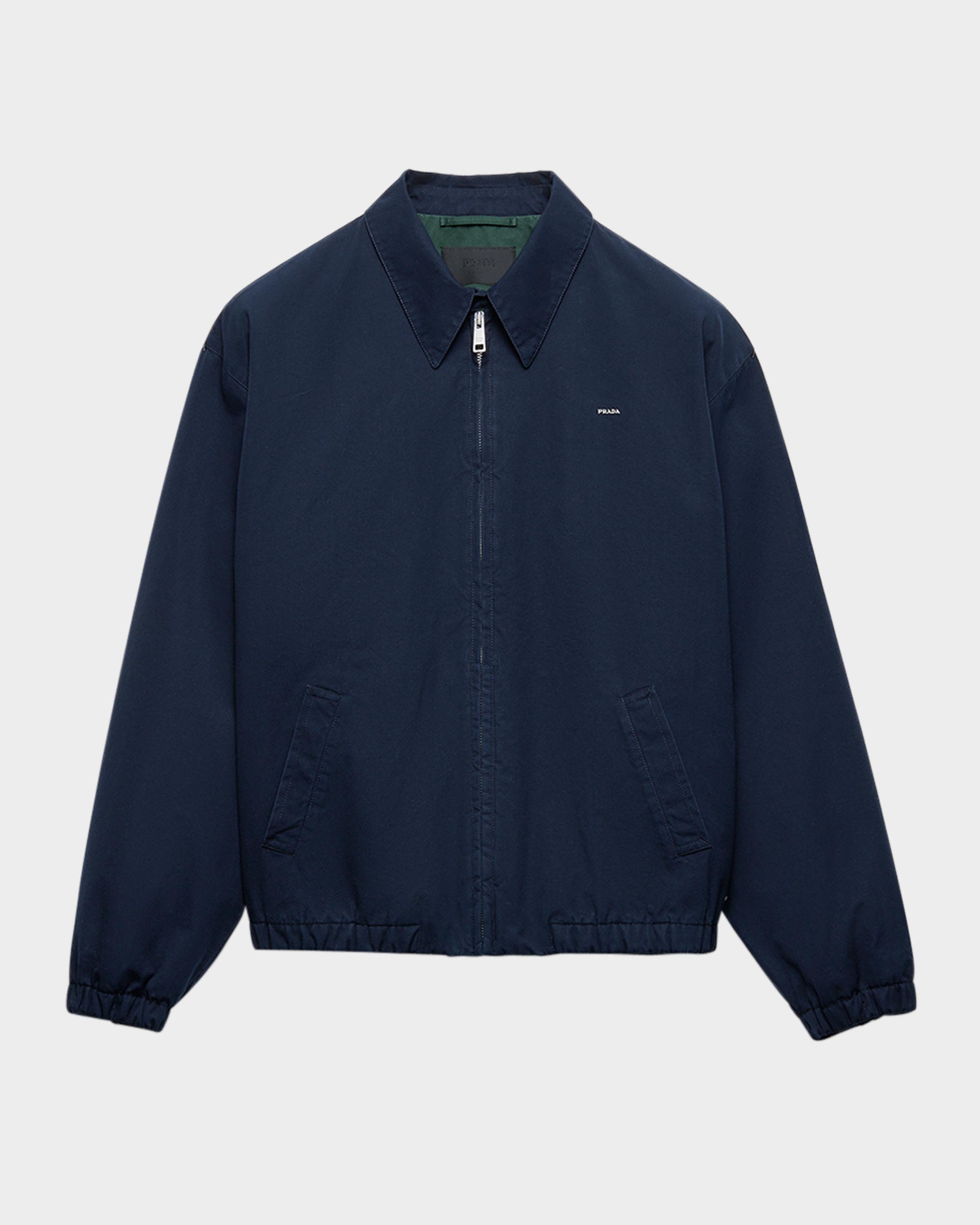 Prada Men's Cotton Zip Jacket | Neiman Marcus