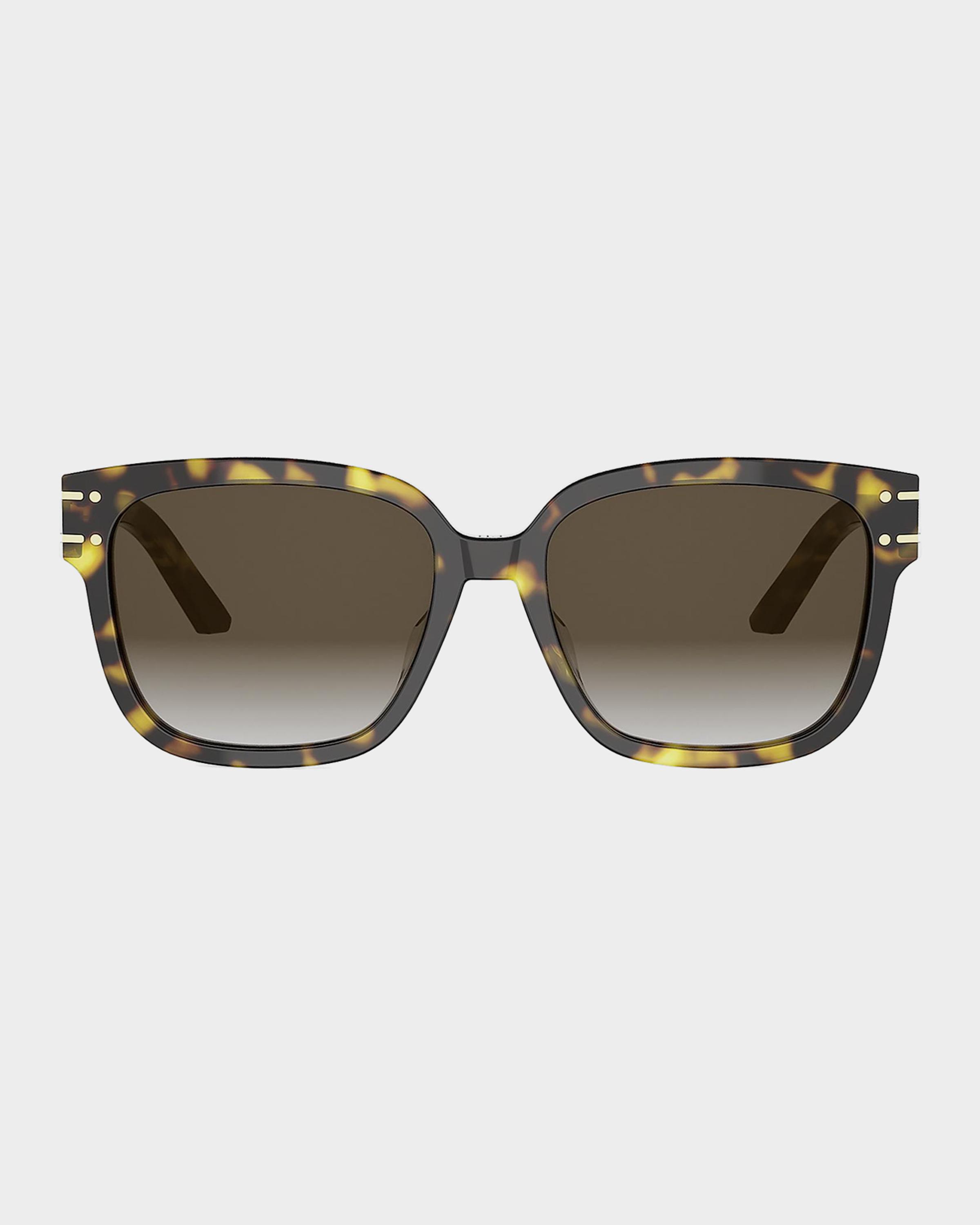 【残り3点】Dior S7F サングラス ディオール シグネチャー スクエア Dior DiorSignature S7F Acetate Square Sunglasses | Neiman Marcus