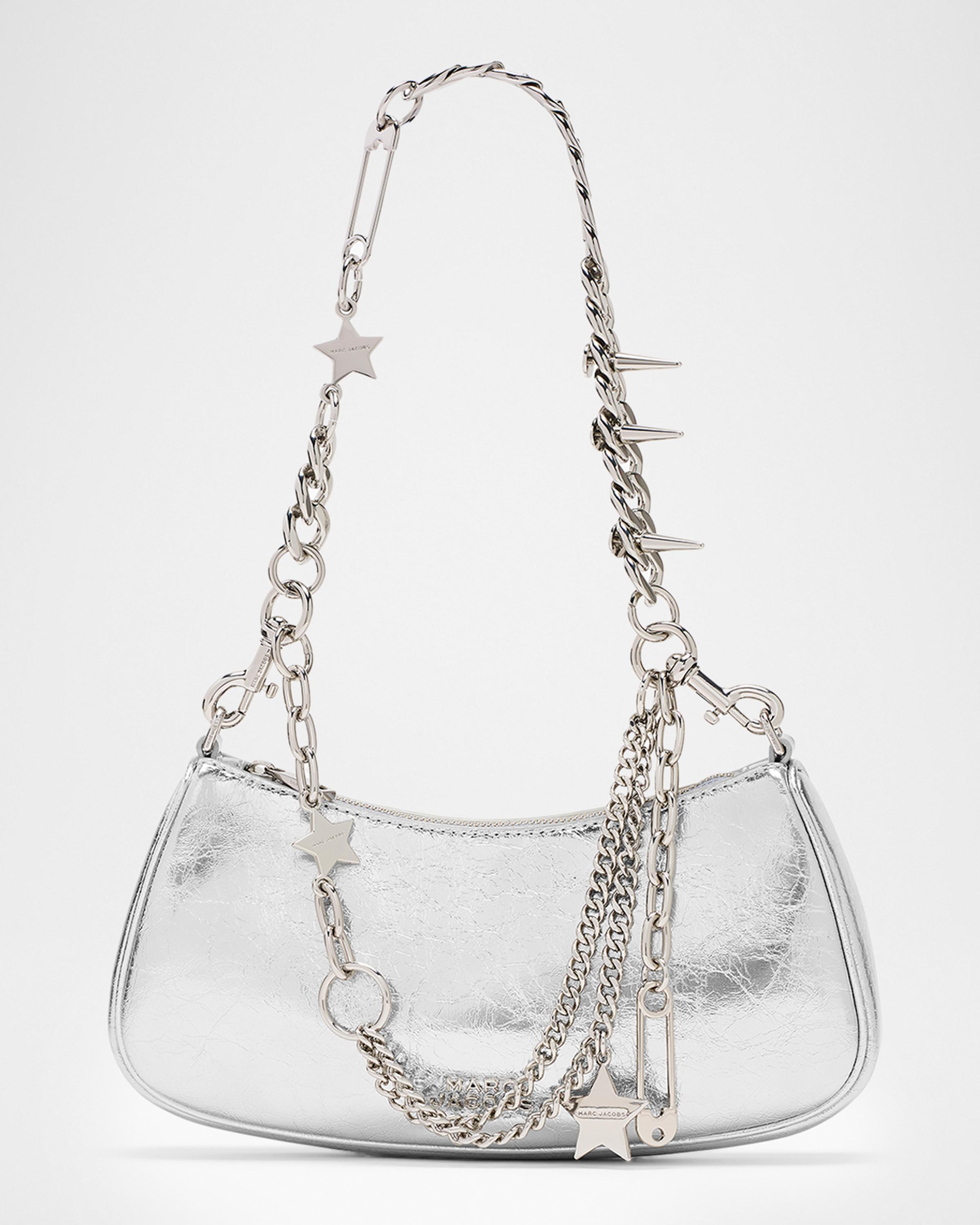 Marc Jacobs The Metallic Charm Shoulder Bag | Neiman Marcus
