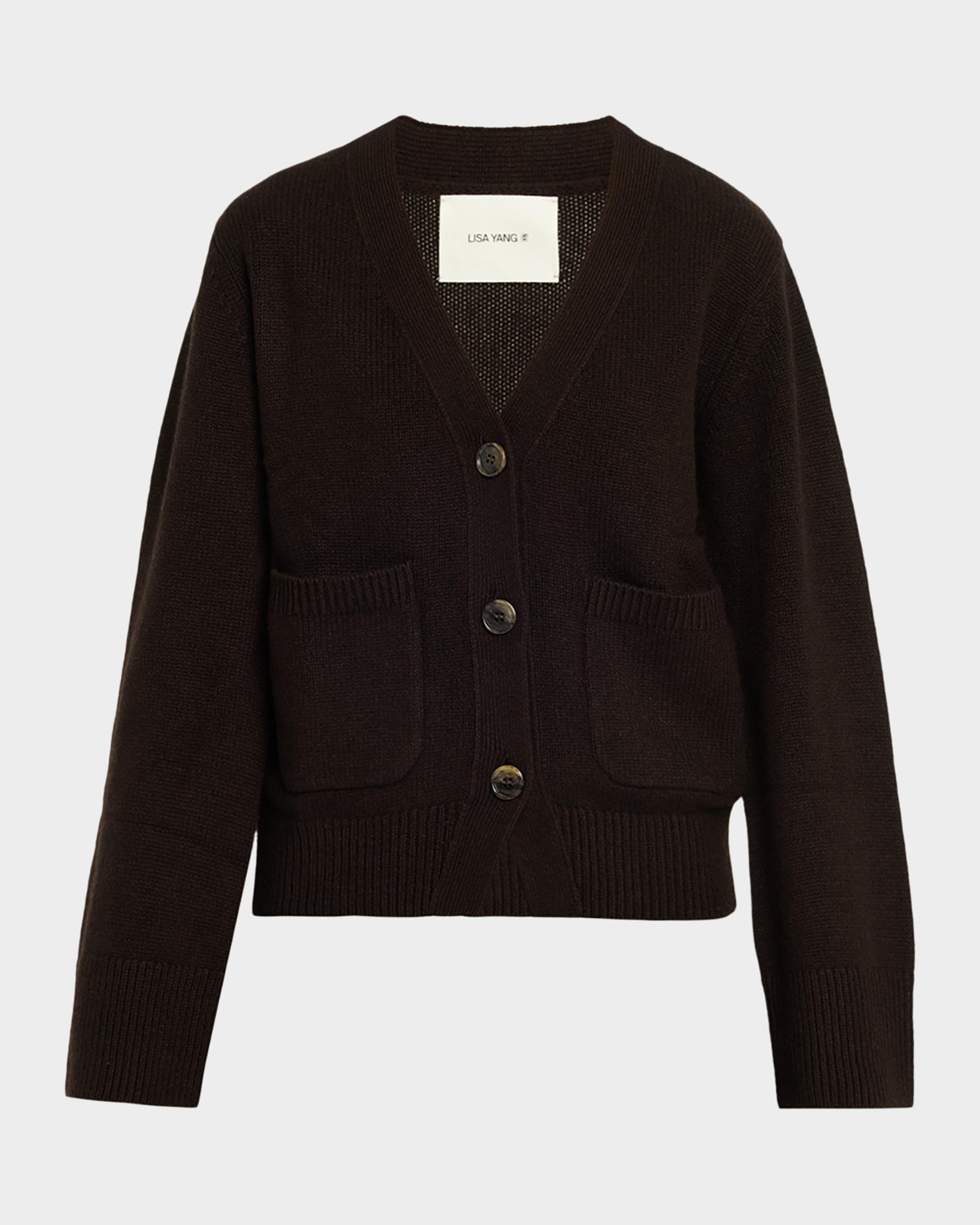Lisa Yang Danni Cashmere V-Neck Cardigan | Neiman Marcus