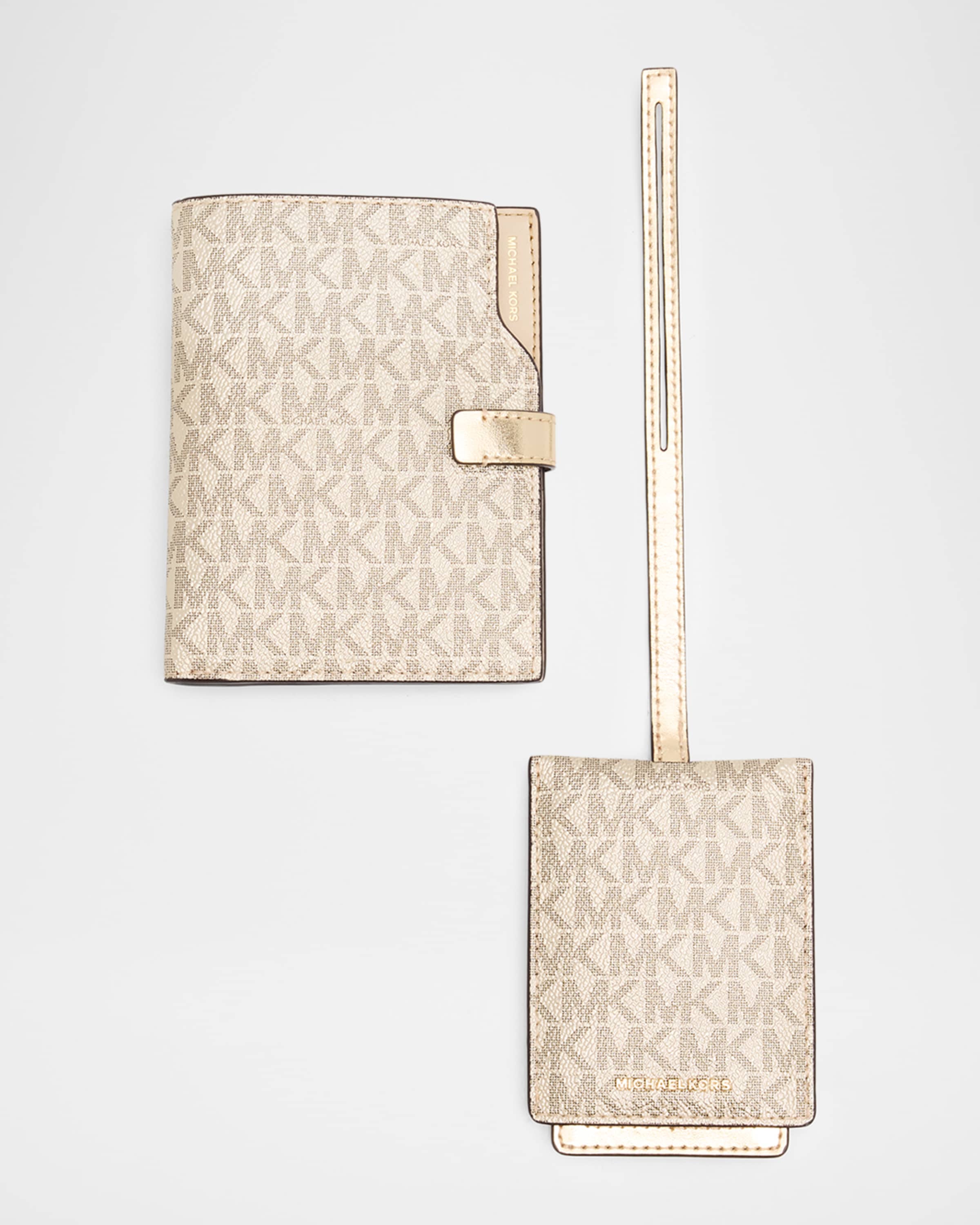 MICHAEL KORS パスポートケース MICHAEL Michael Kors Jet Set Luggage Tag & Passport Wallet Set