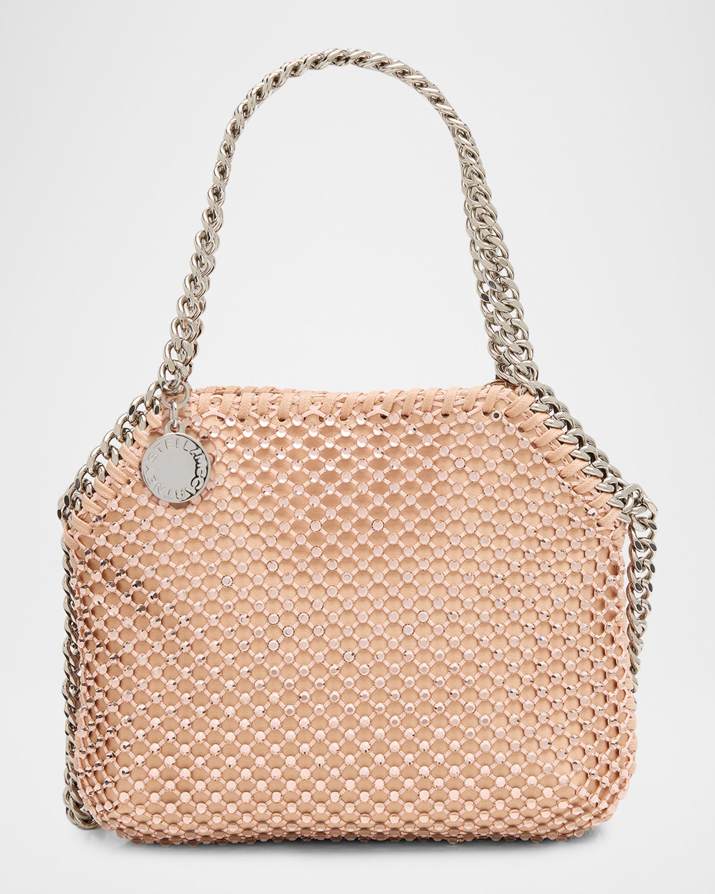 Stella McCartney Falabella Mini Crystal Mesh Tote Bag | Neiman Marcus
