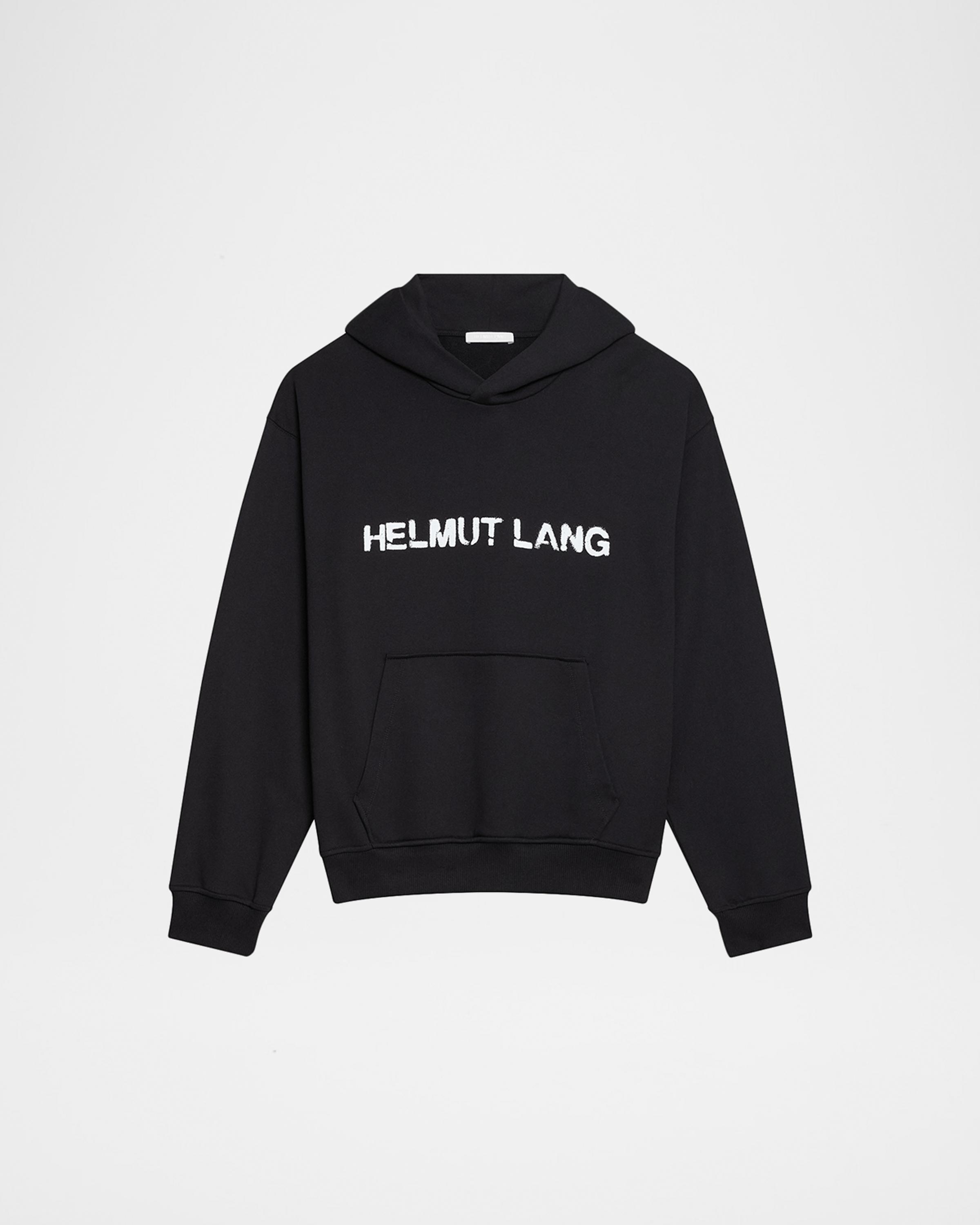 Helmut Lang Men's Relaxed-Fit Stencil Cotton Hoodie | Neiman Marcus