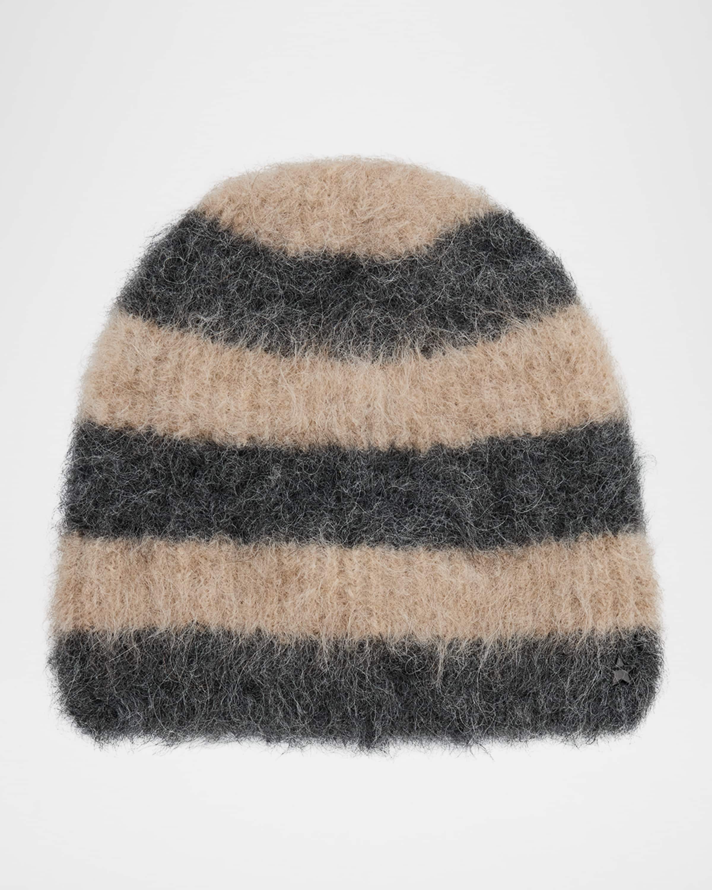 Alpaca-Blend Colorblock Beanie