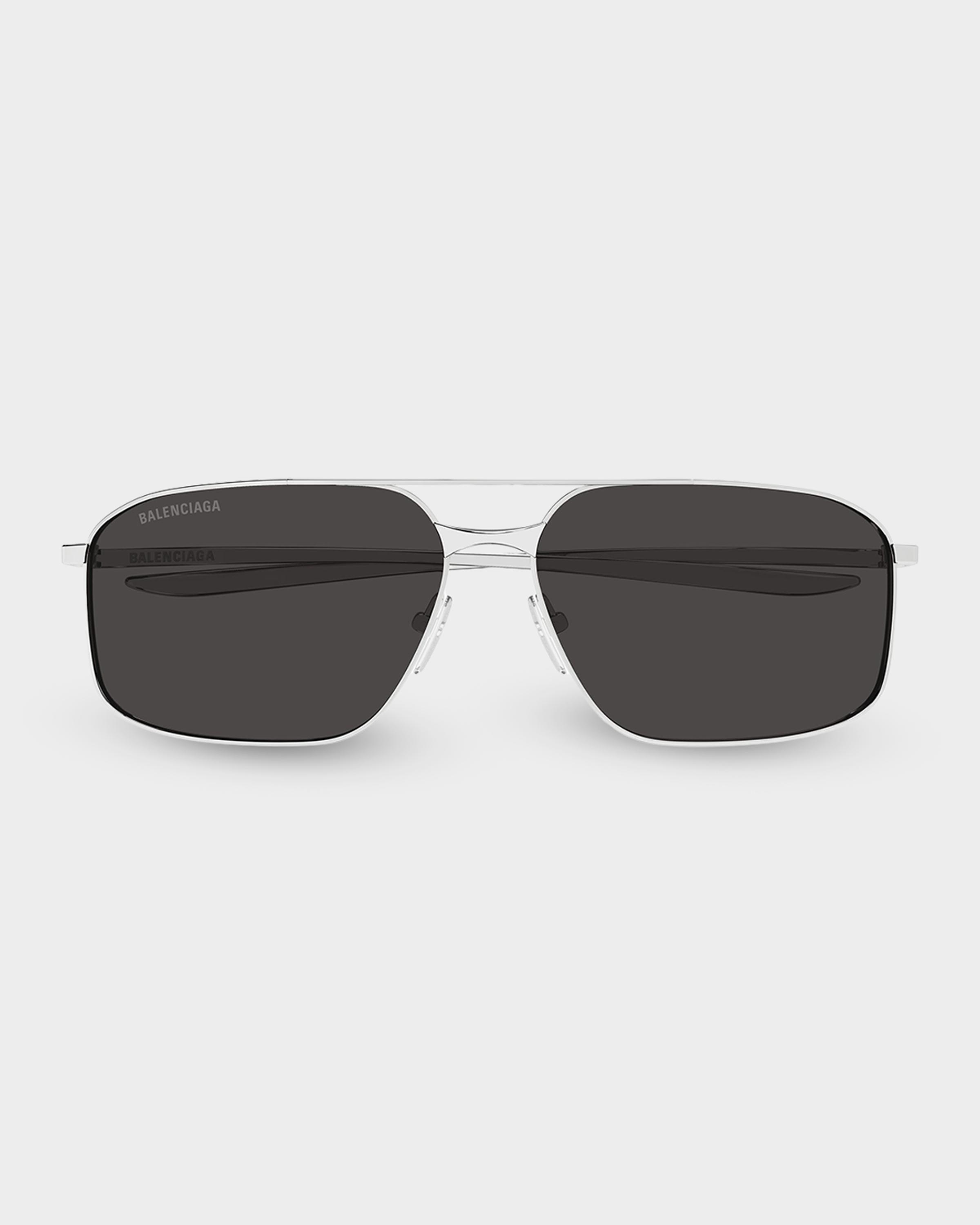 Auth BALENCIAGA Sunglasses Black Metal - h31811k Balenciaga BB0311SK 001 Sunglasses - US main image 3