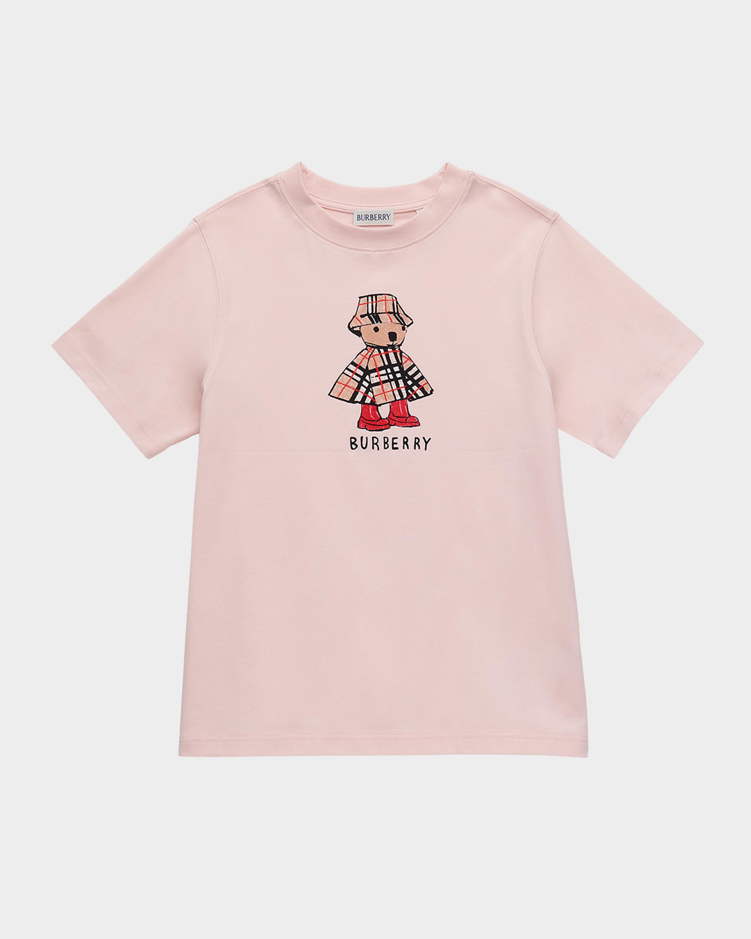 Burberry Girl's Rainy Day Bear Cotton T-Shirt, Size 3-14 | Neiman