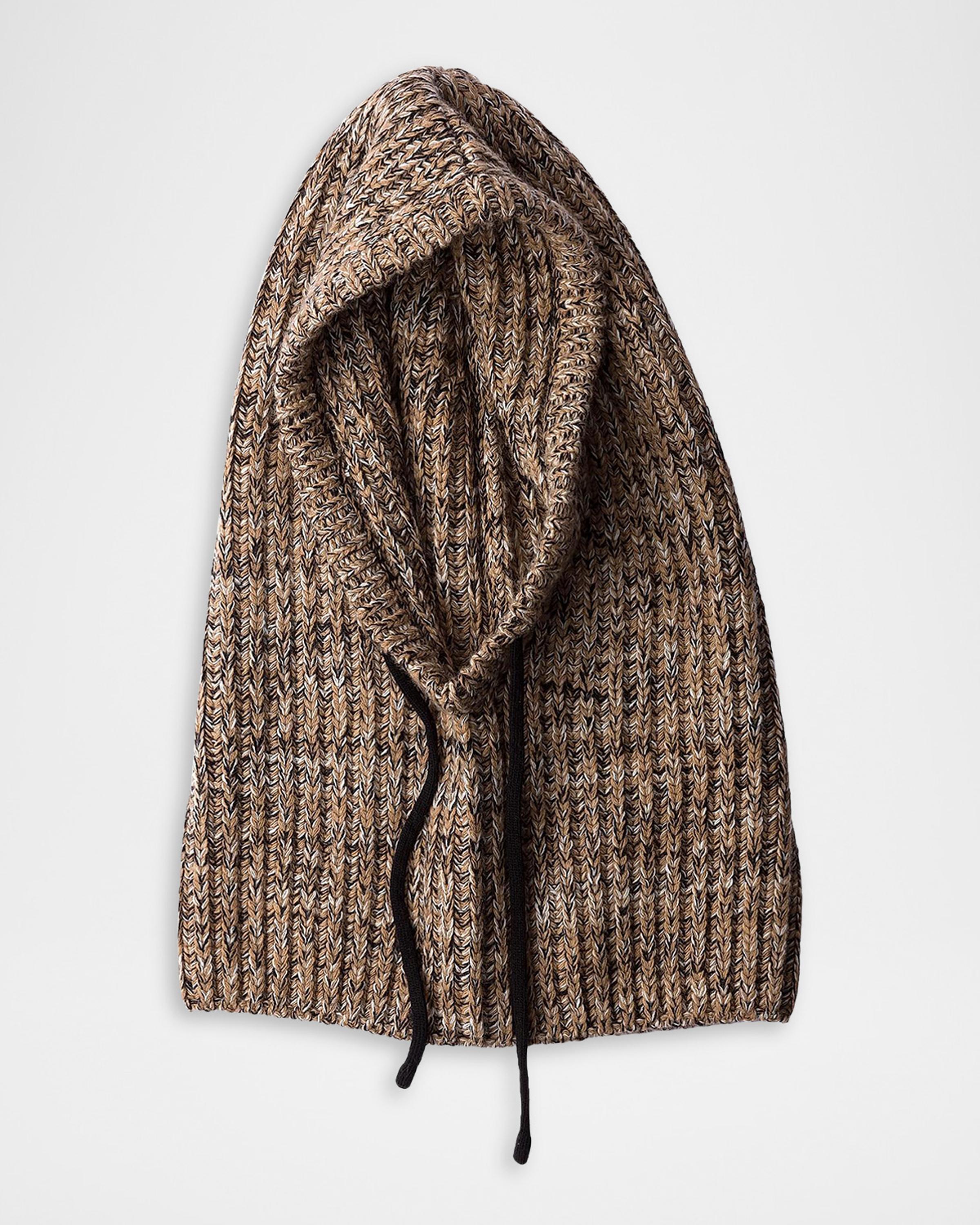 Prada Melange Knit Wool/Cashmere Hood | Neiman Marcus