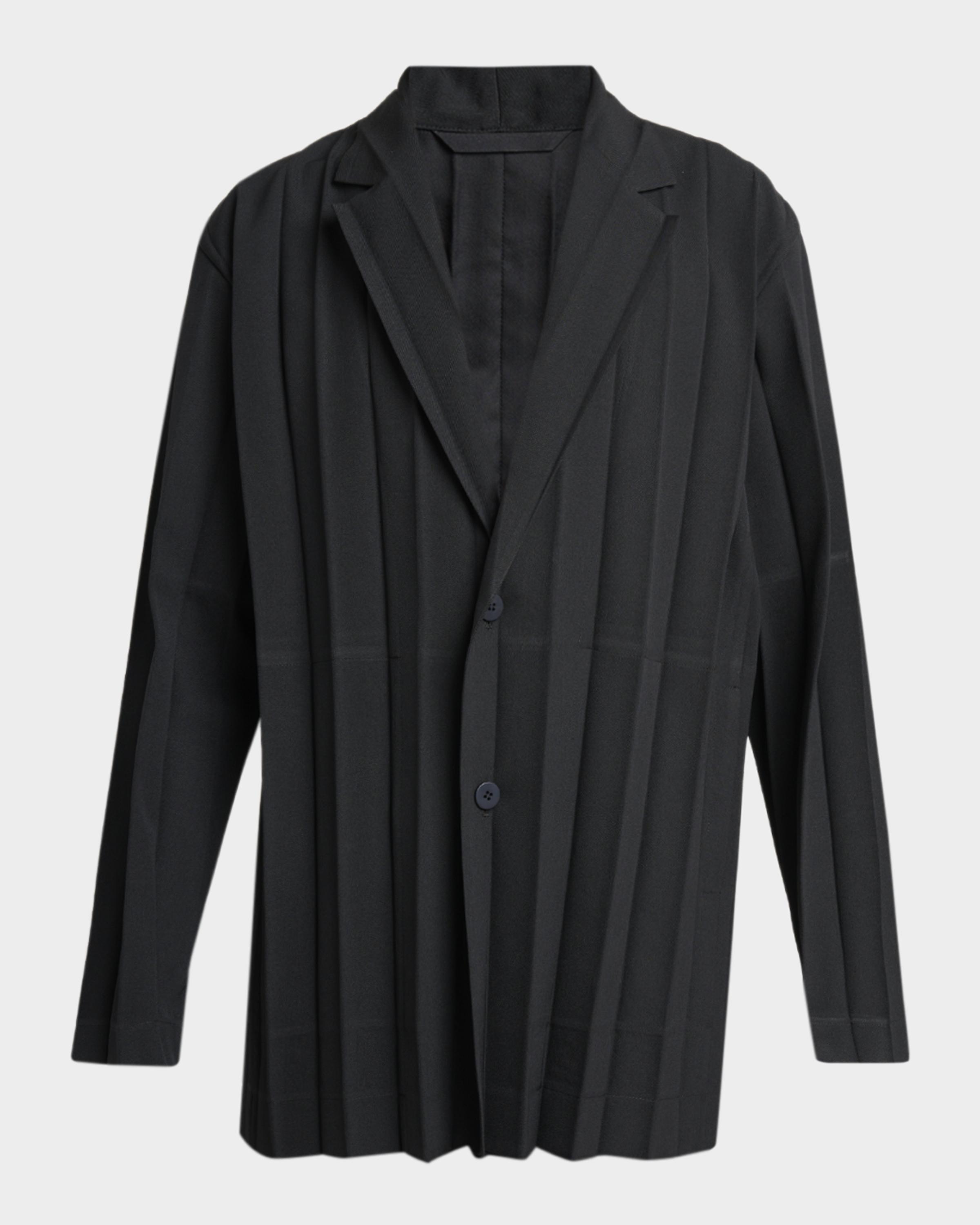 Homme Plissé Issey Miyake Men's Edge Ensemble Single-Breasted