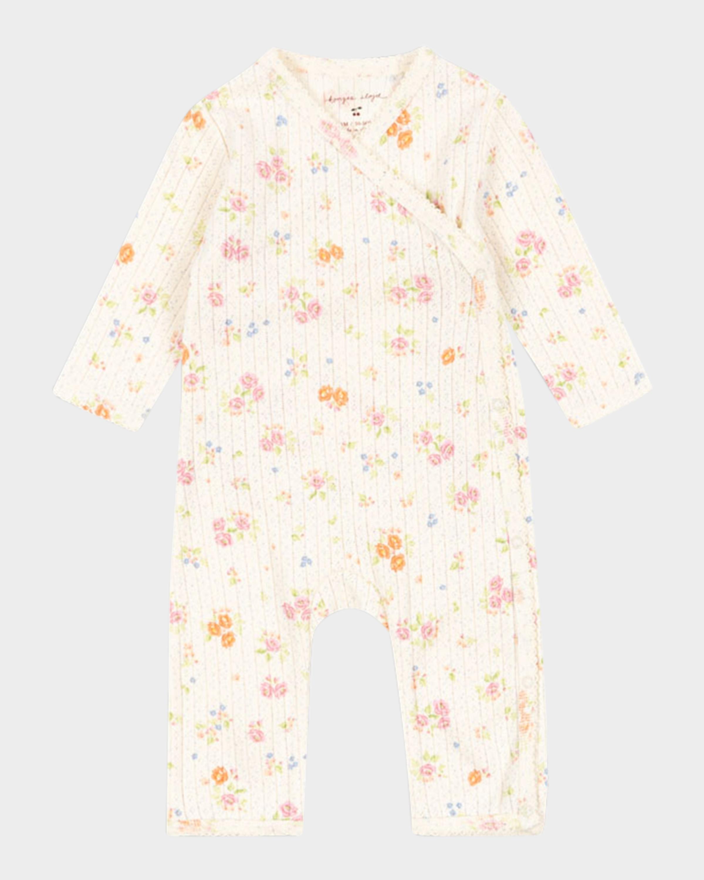 konges sloejd ワンピース Konges Slojd Minnie Floral Cotton One-Piece Coverall, Size Preemie