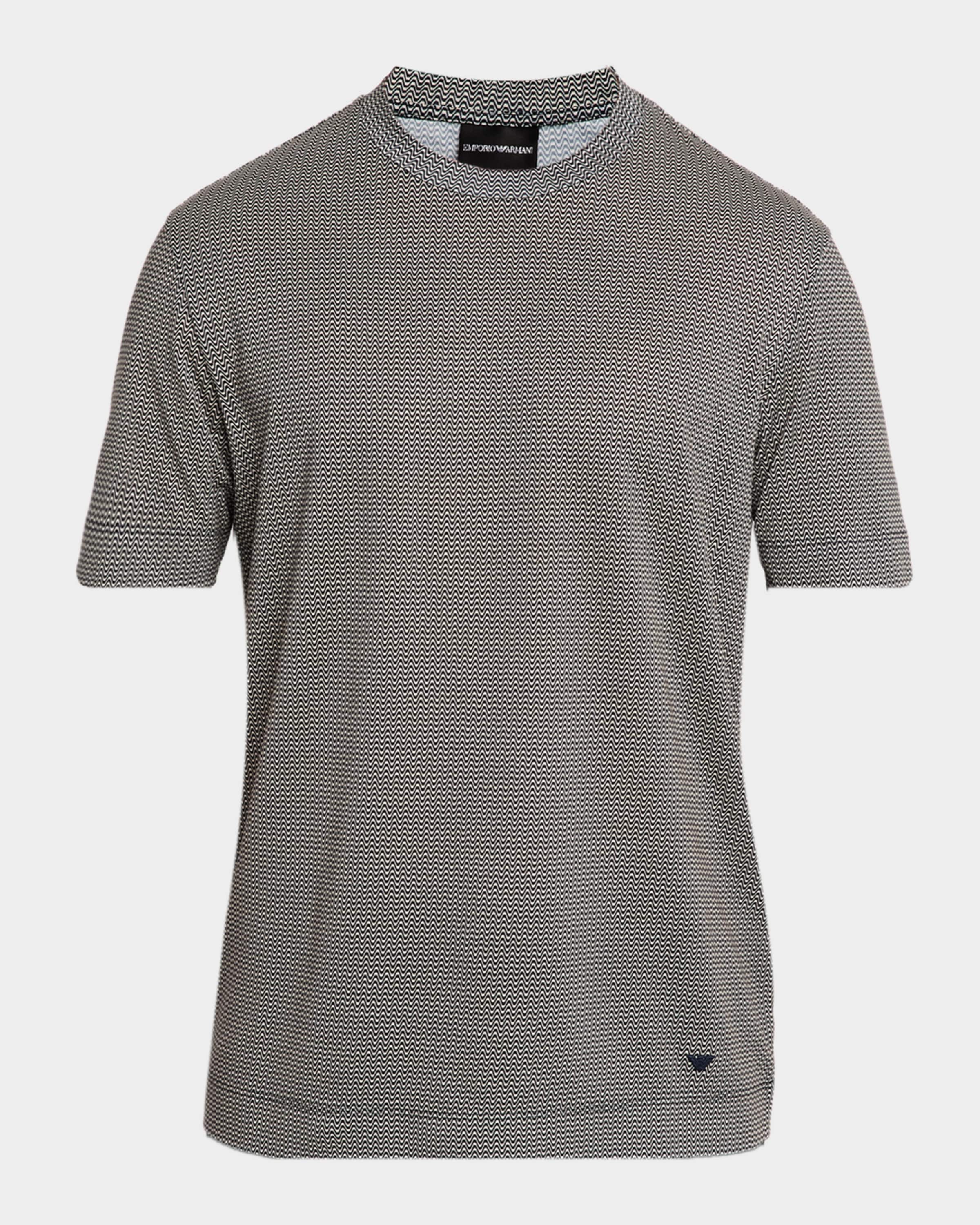 【150kg】EMPORIO ARMANI Tシャツ Emporio Armani Men's Icon Jacquard Jersey T-Shirt | Neiman Marcus