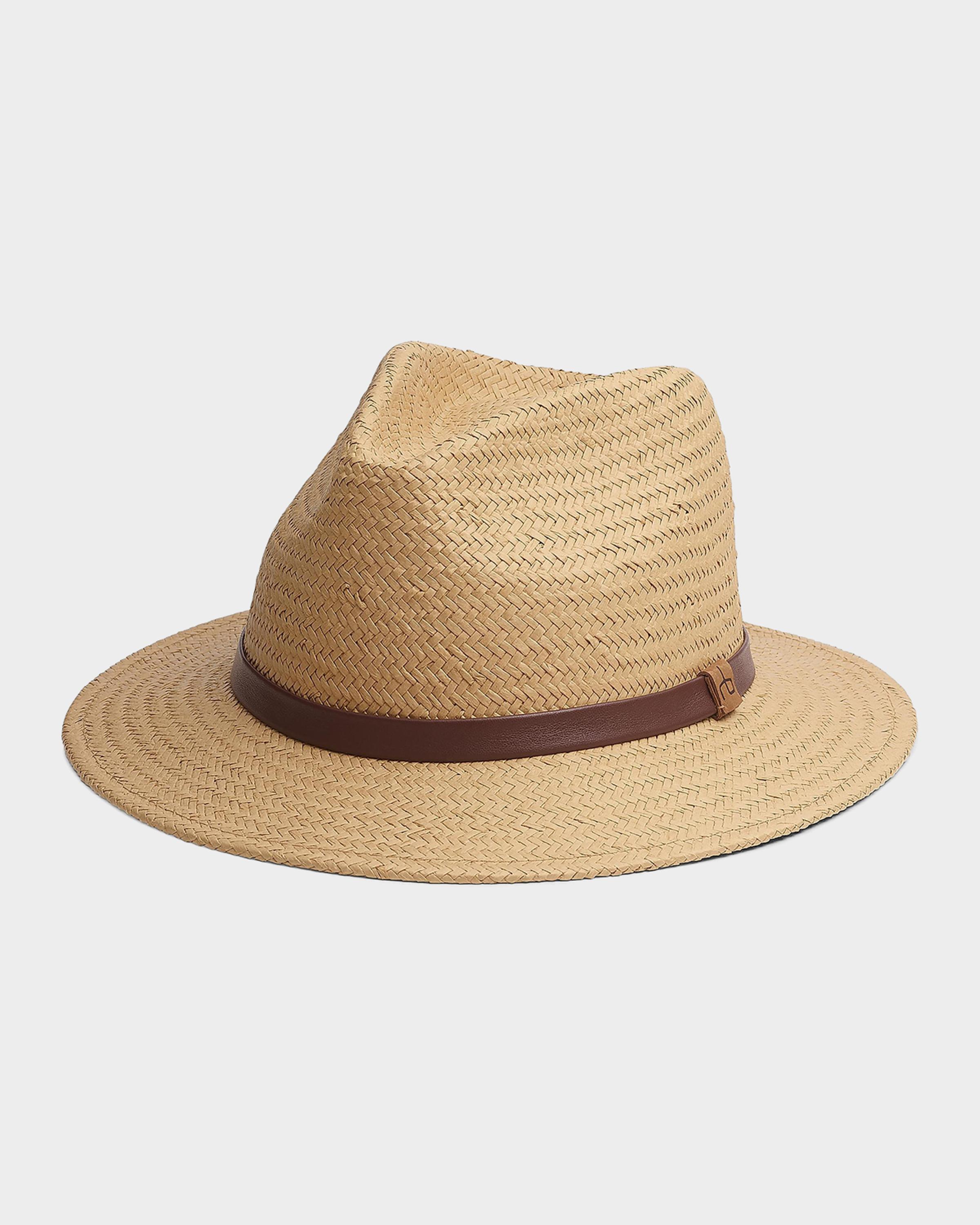 rag & bone Packable Straw Fedora Hat | Neiman Marcus display picture 3