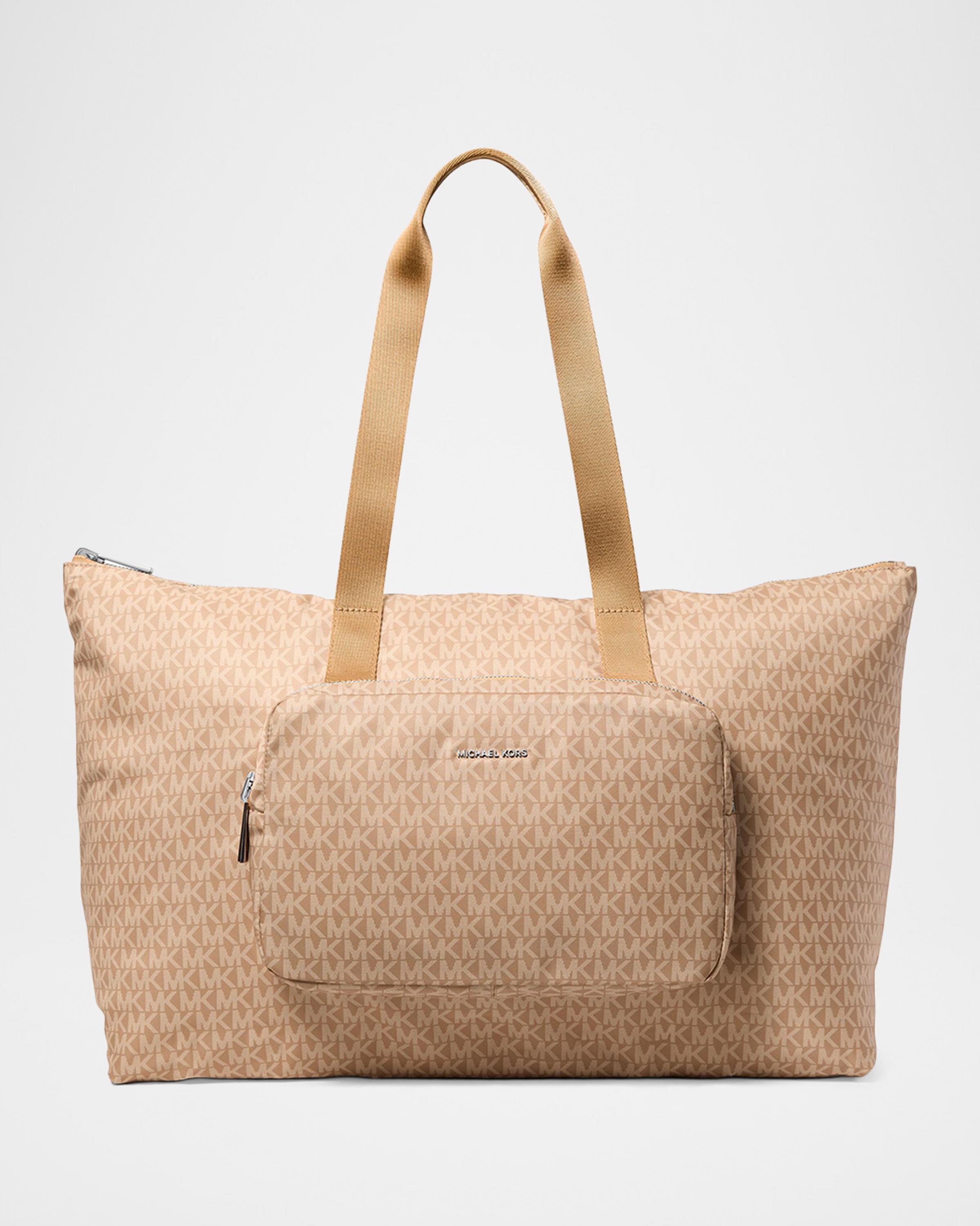 Michael Kors MKロゴプリントバッグ MICHAEL Michael Kors Large Reversible Logo-Print Packable Tote Bag