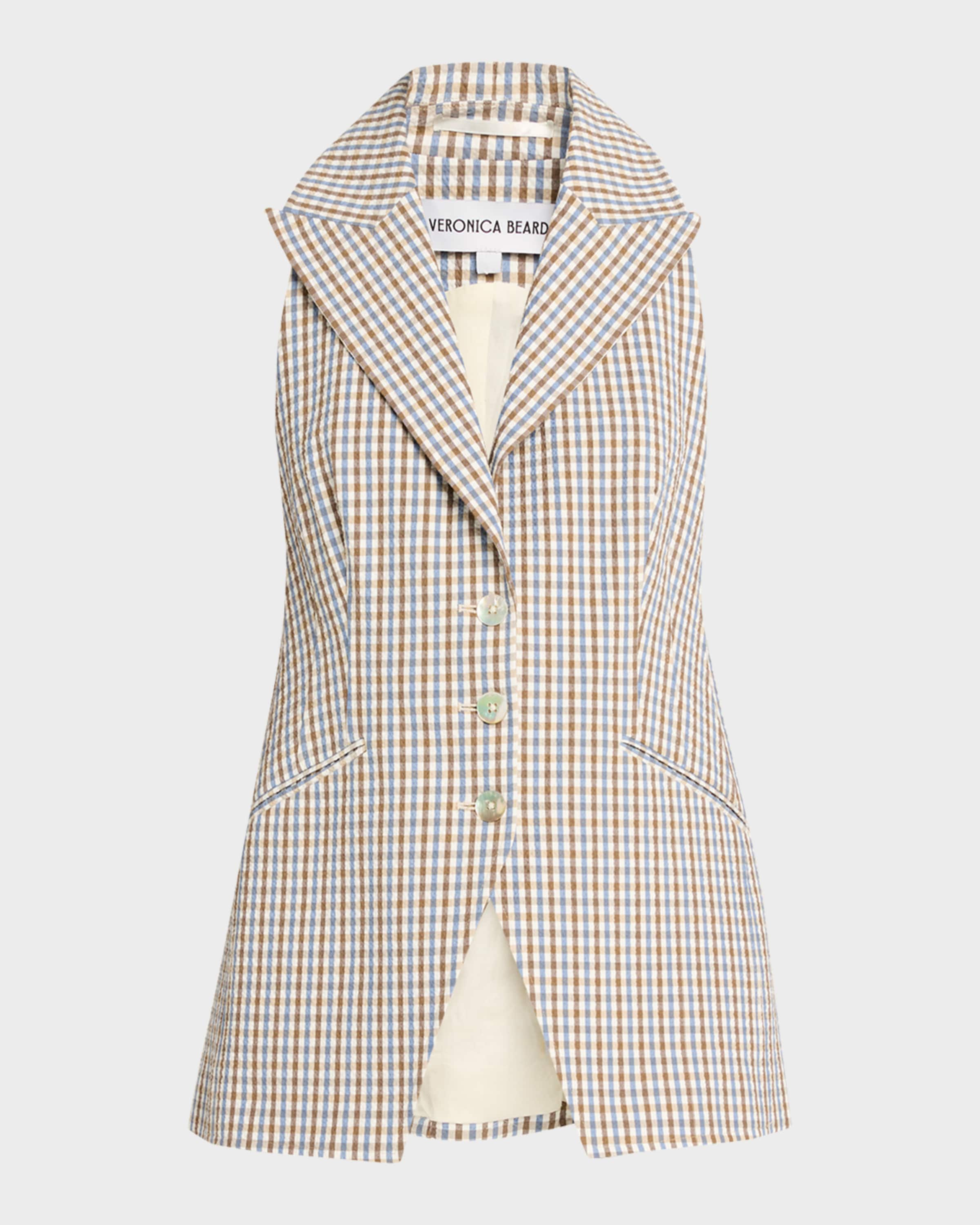 Veronica Beard Costa Seersucker Vest | Neiman Marcus