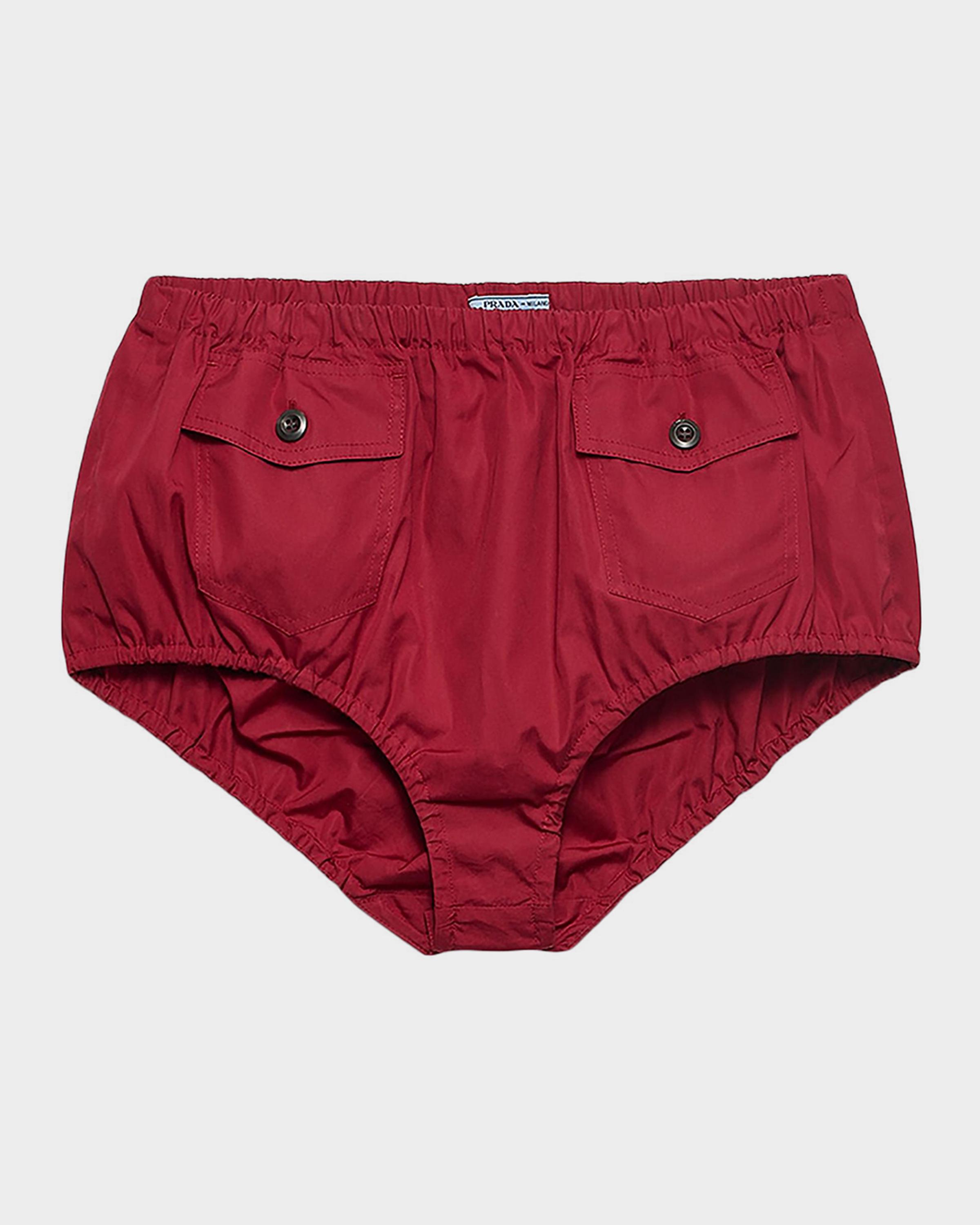 PRADA SPORT ショートパンツ レッド サイズ46 M Prada Pockets Poplin Pull-On Micro Shorts | Neiman Marcus