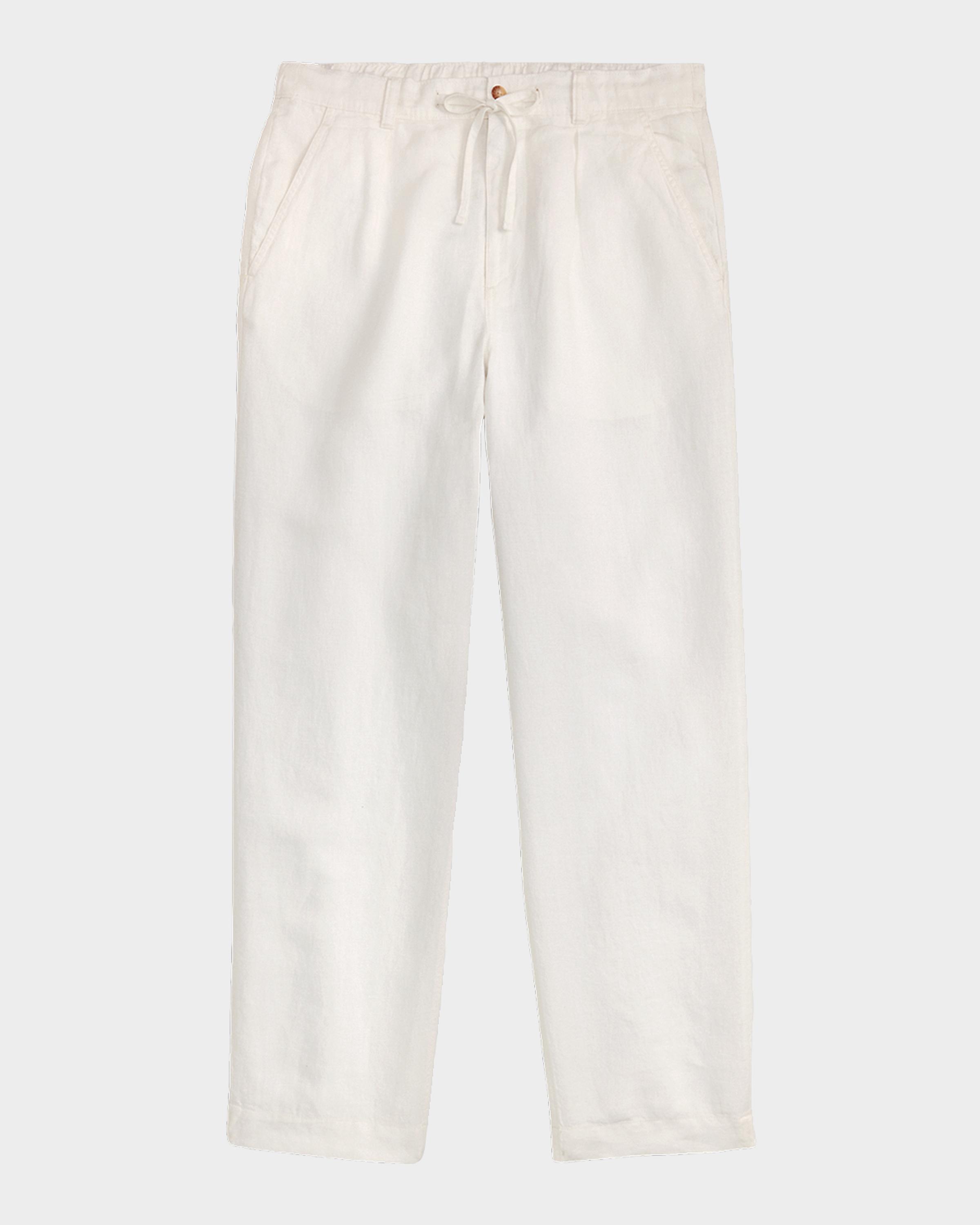 Ralph Lauren Purple Label Men's Lateef Relaxed Fit Pleated Linen