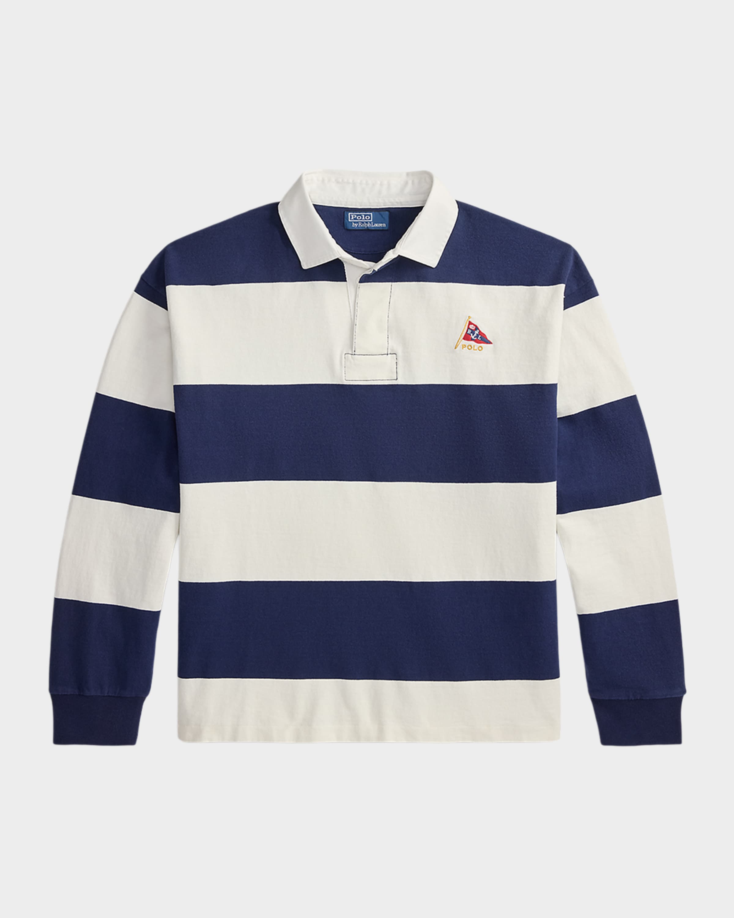 ⛄*️様 【美品】Polo Ralph Lauren Rugby Shirt s Polo Ralph Lauren Men's Stripe Jersey Rugby Shirt | Neiman Marcus