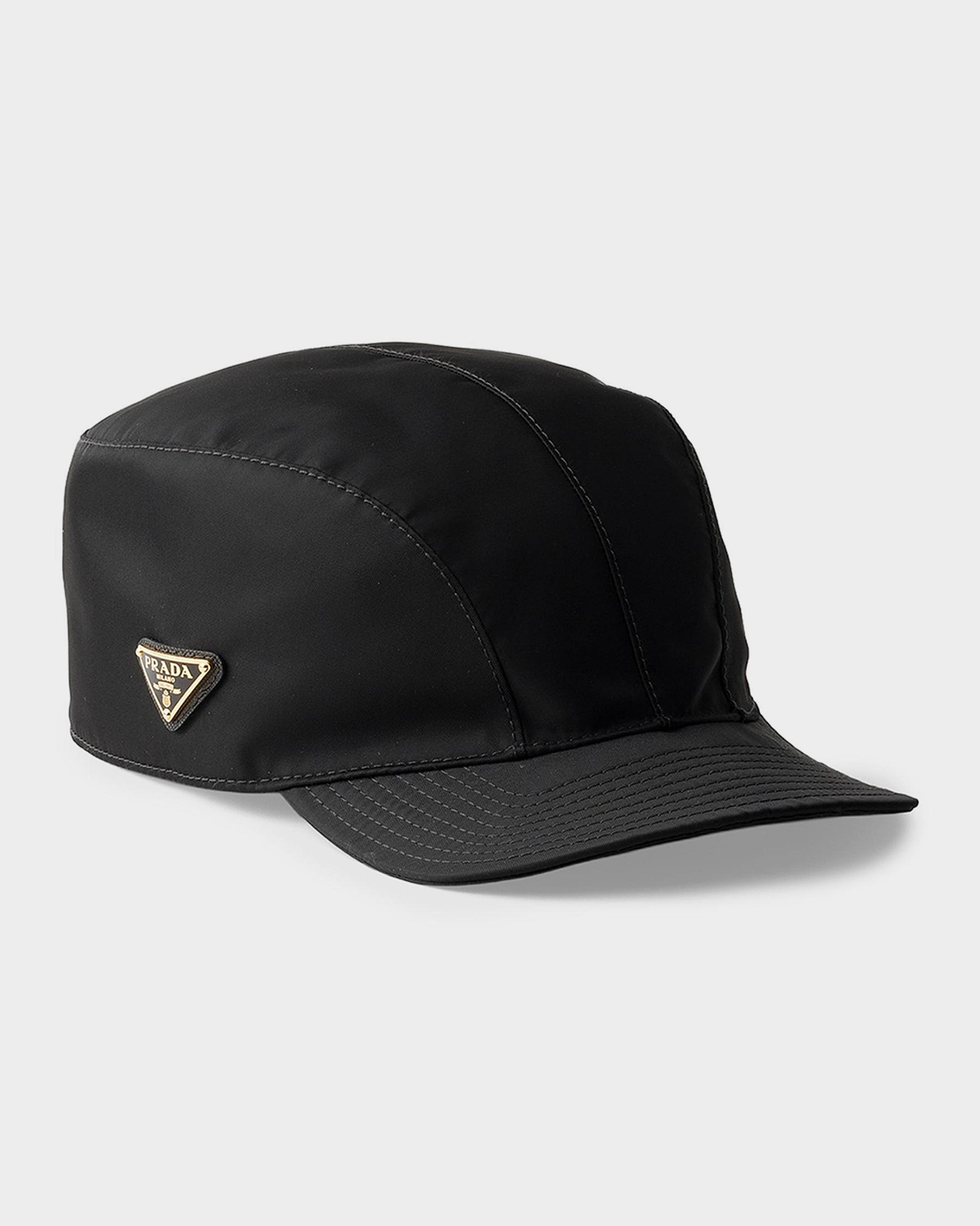 帽子 PRADA Re-Nylon Logo Baseball Cap BLACK Prada Re-Nylon Baseball Cap | Neiman Marcus