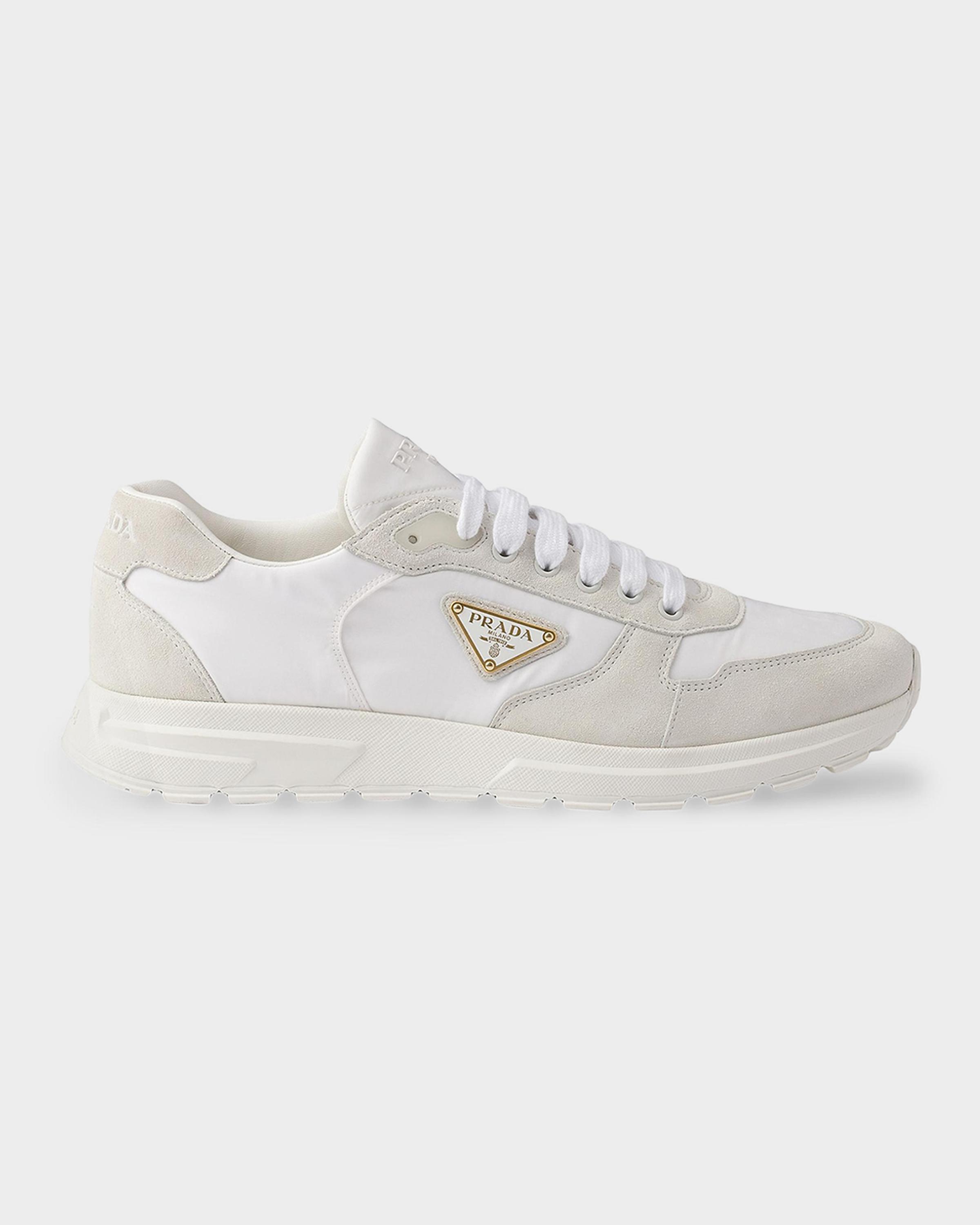 Prada Men's Prax 2.0 Re-Nylon & Suede Low-Top Sneakers | Neiman Marcus