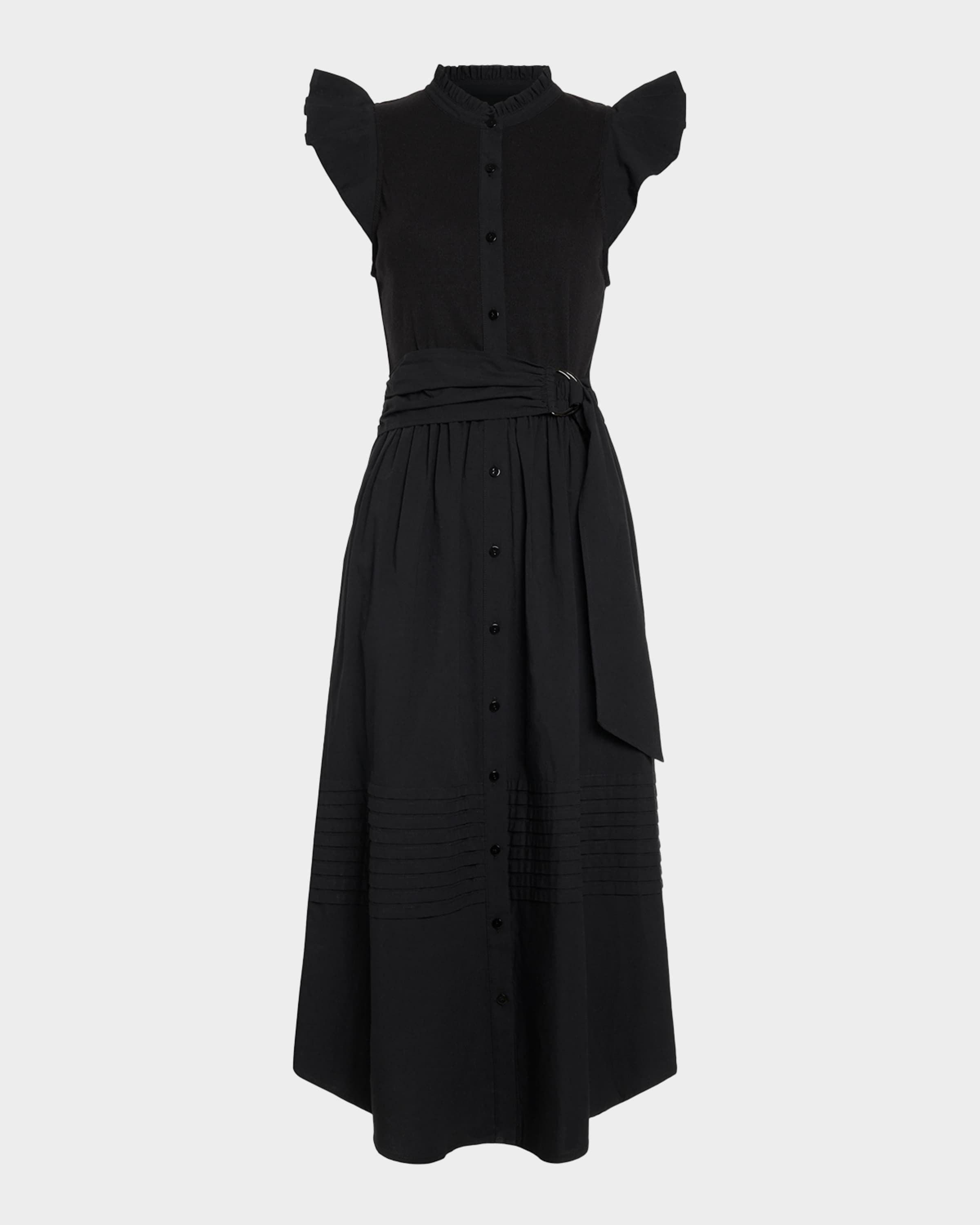 Ramy Brook Odessa Belted Midi Shirtdress | Neiman Marcus