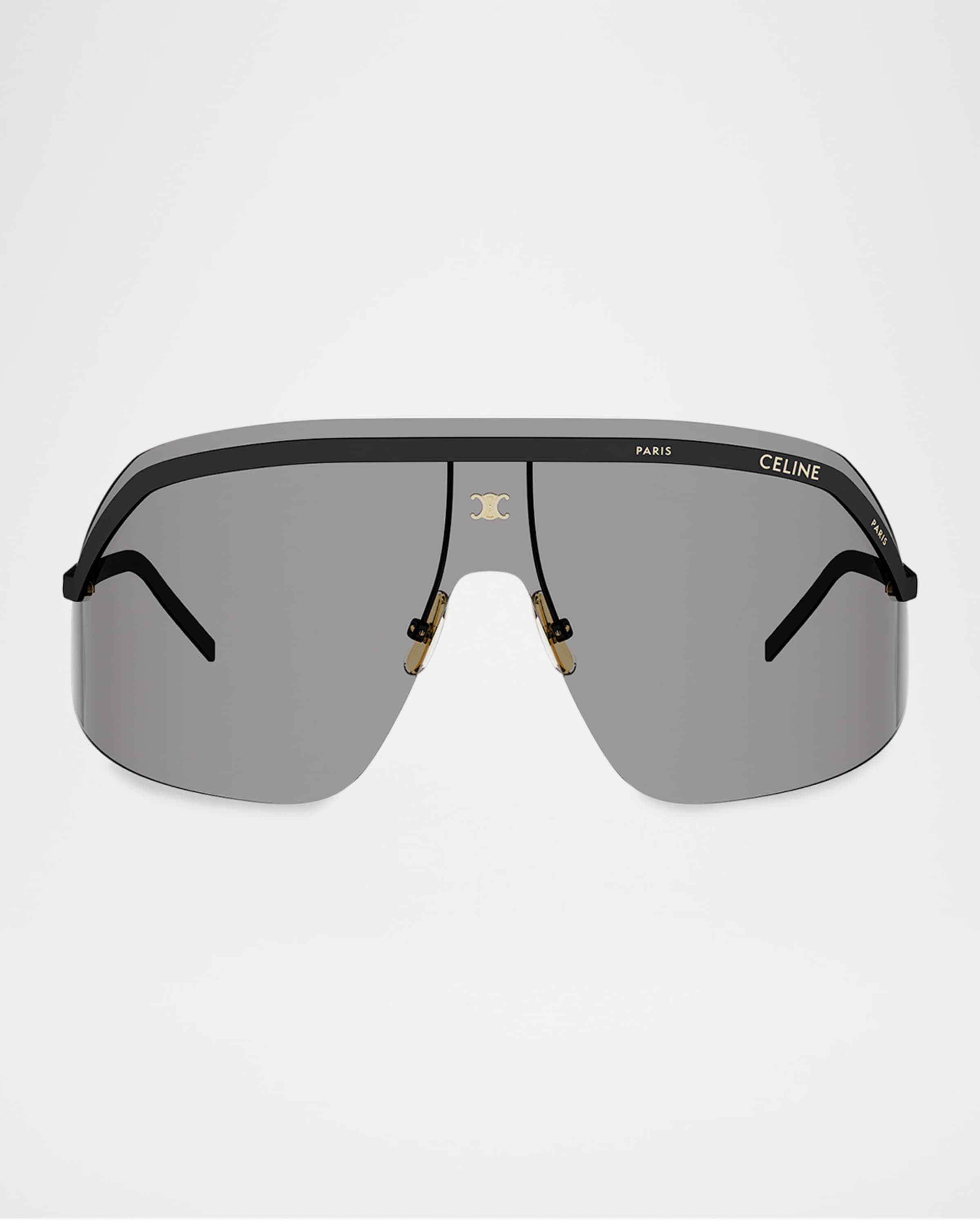 【CELINE】サングラス Celine Morning Shade Metal Mask Sunglasses | Neiman Marcus