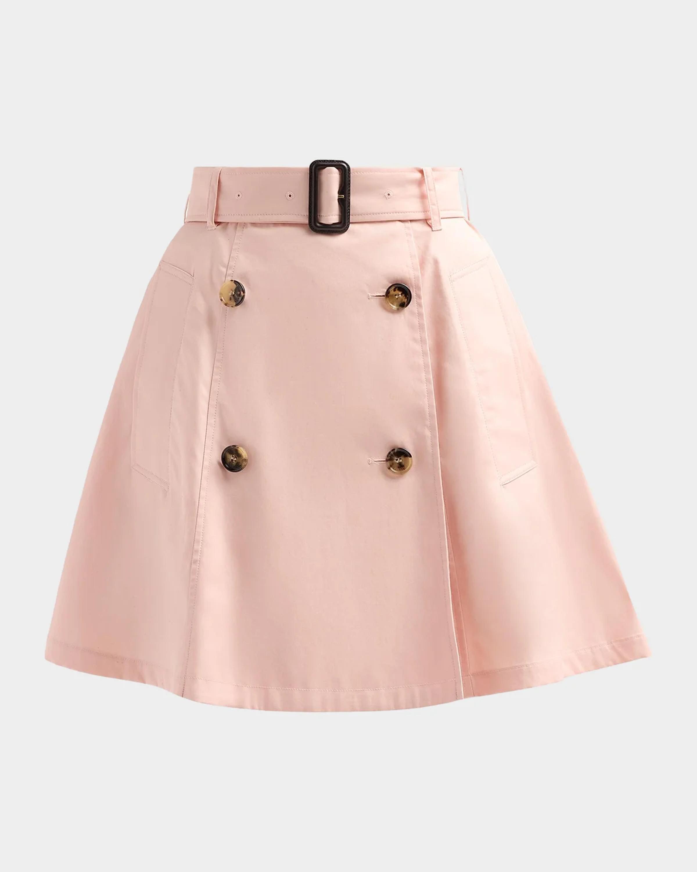 Burberry Josselyn Cotton Gabardine Trench Mini Skirt | Neiman Marcus